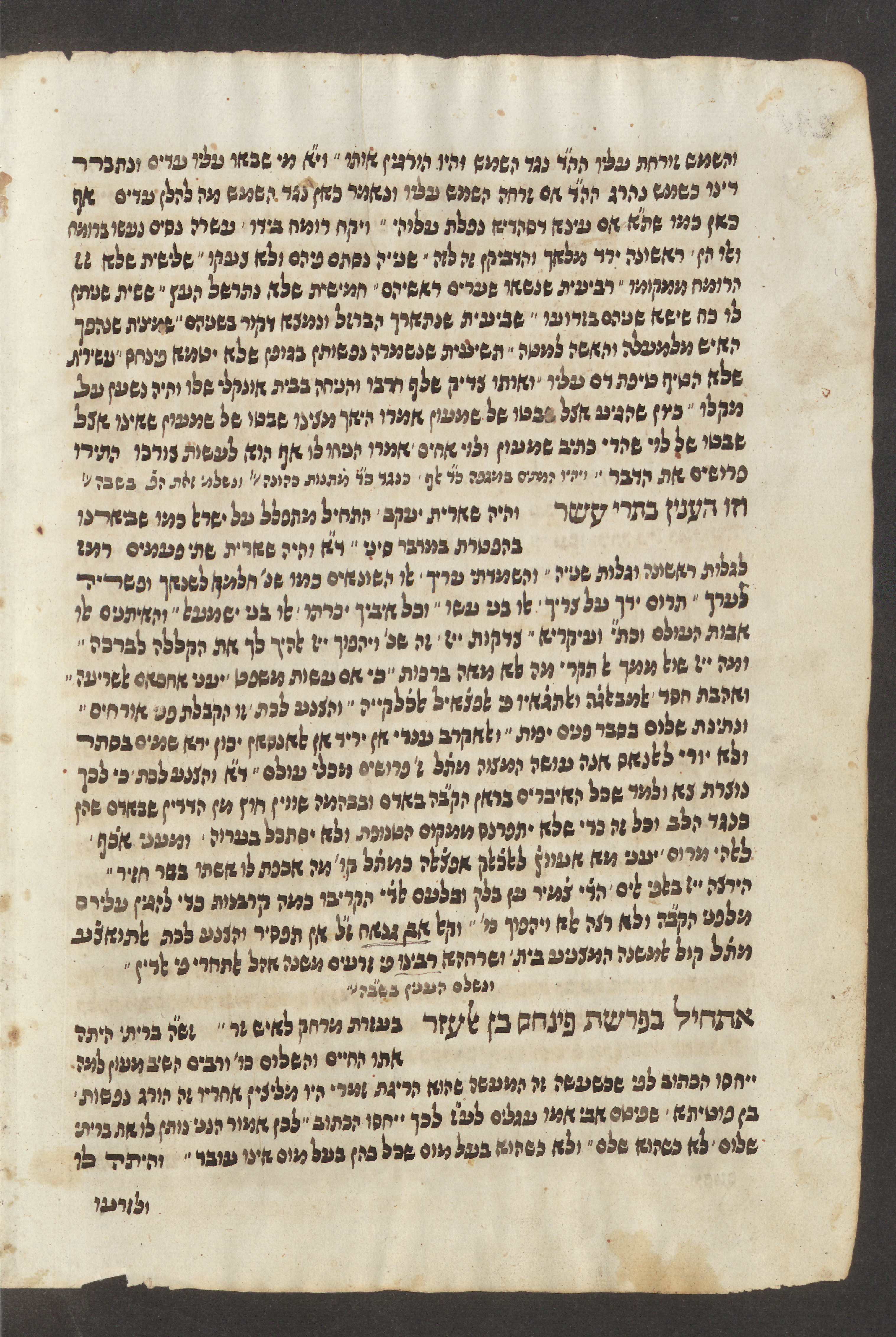 Image of item, e.g. a manuscript page