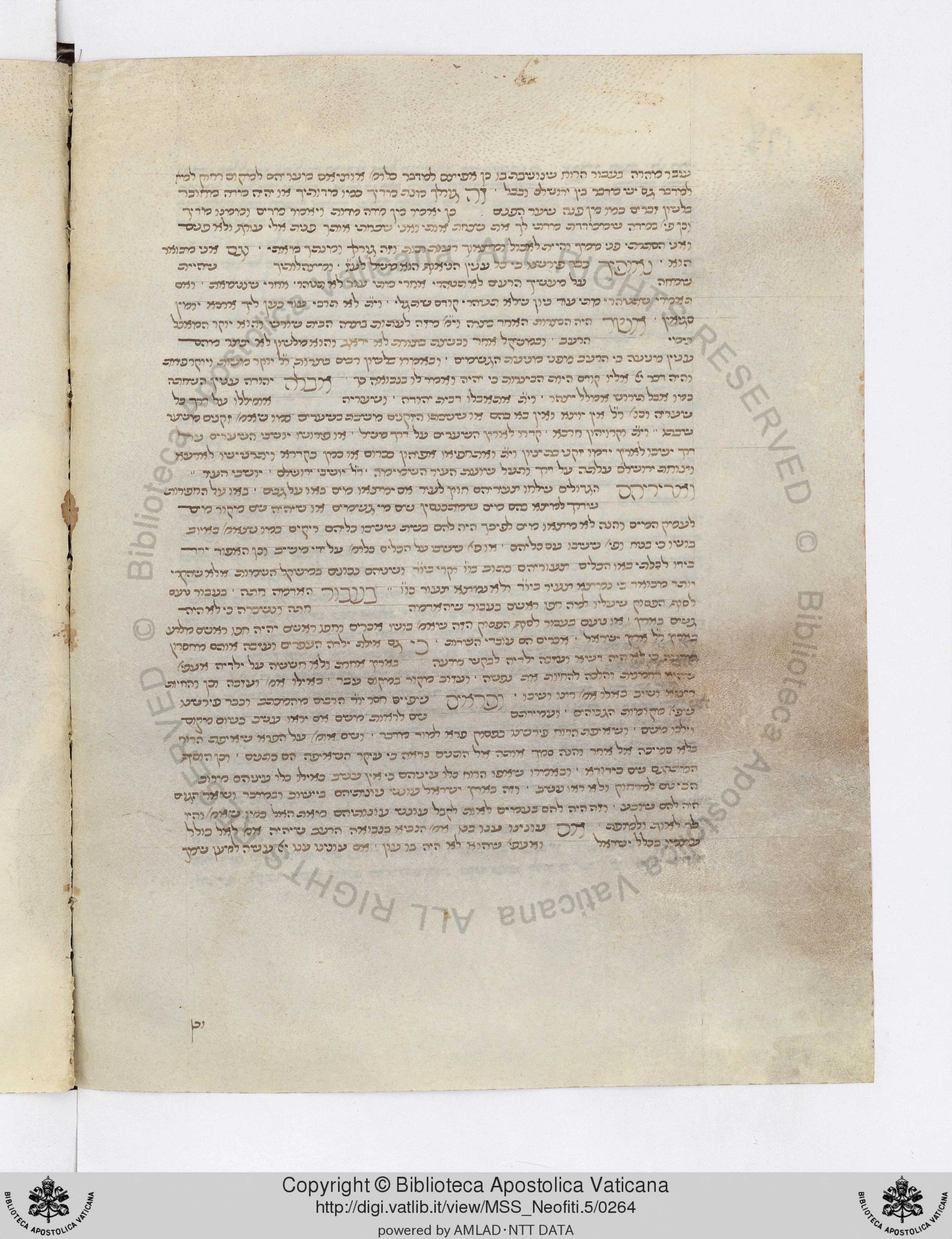 Image of item, e.g. a manuscript page