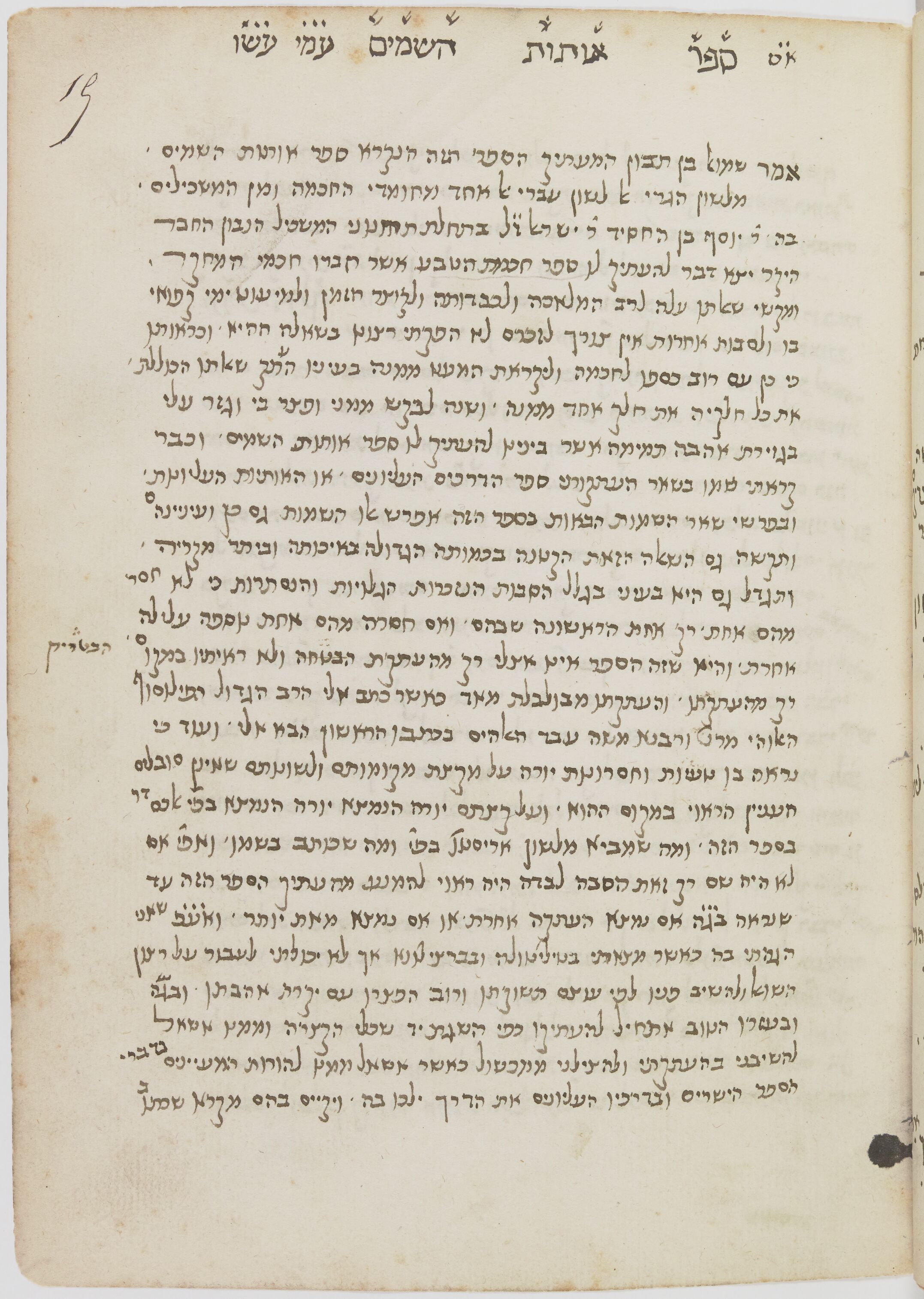 Image of item, e.g. a manuscript page