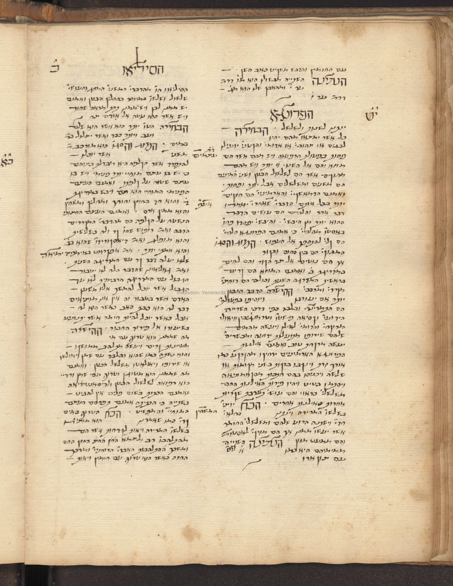 Image of item, e.g. a manuscript page