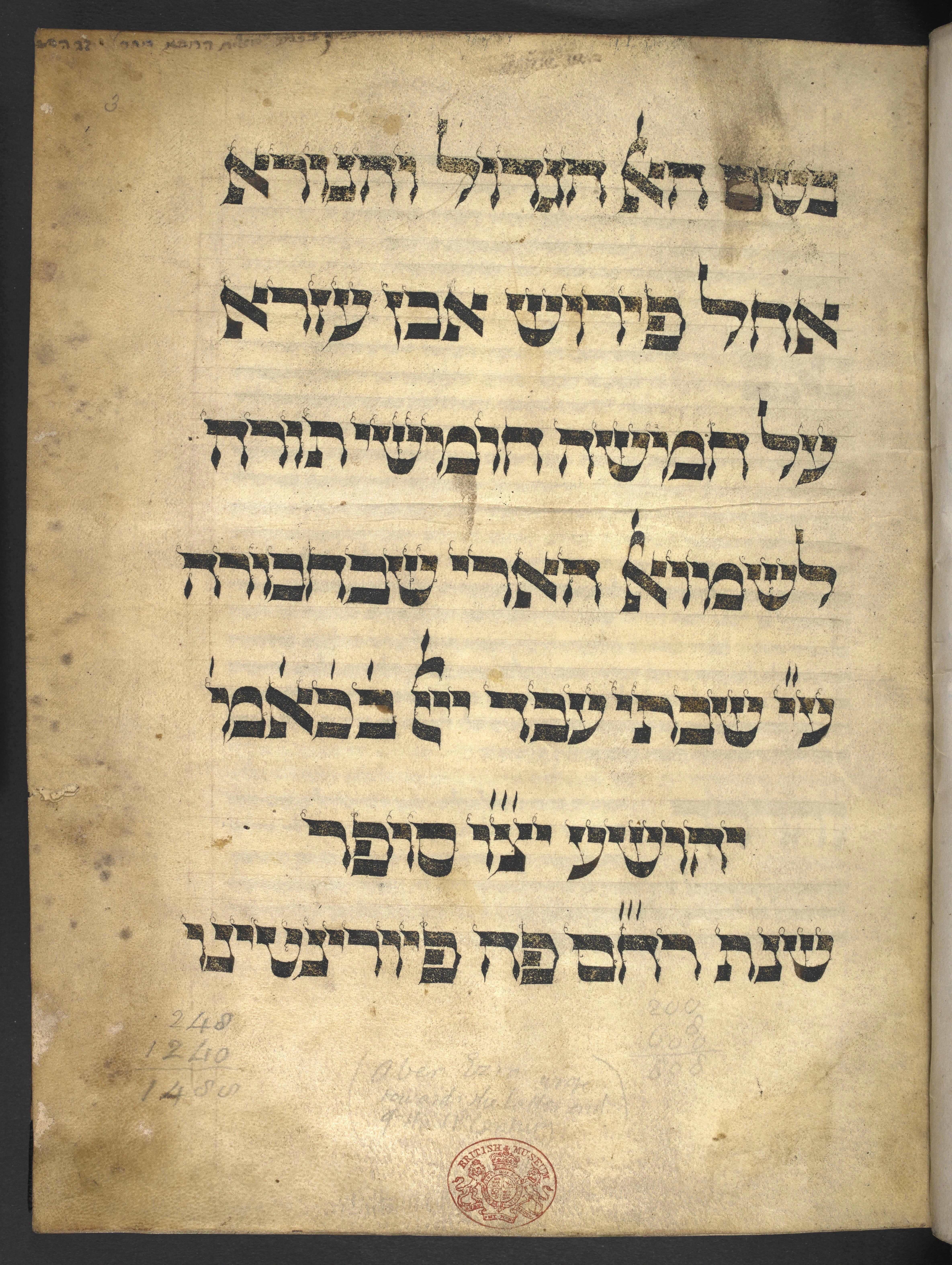 Image of item, e.g. a manuscript page