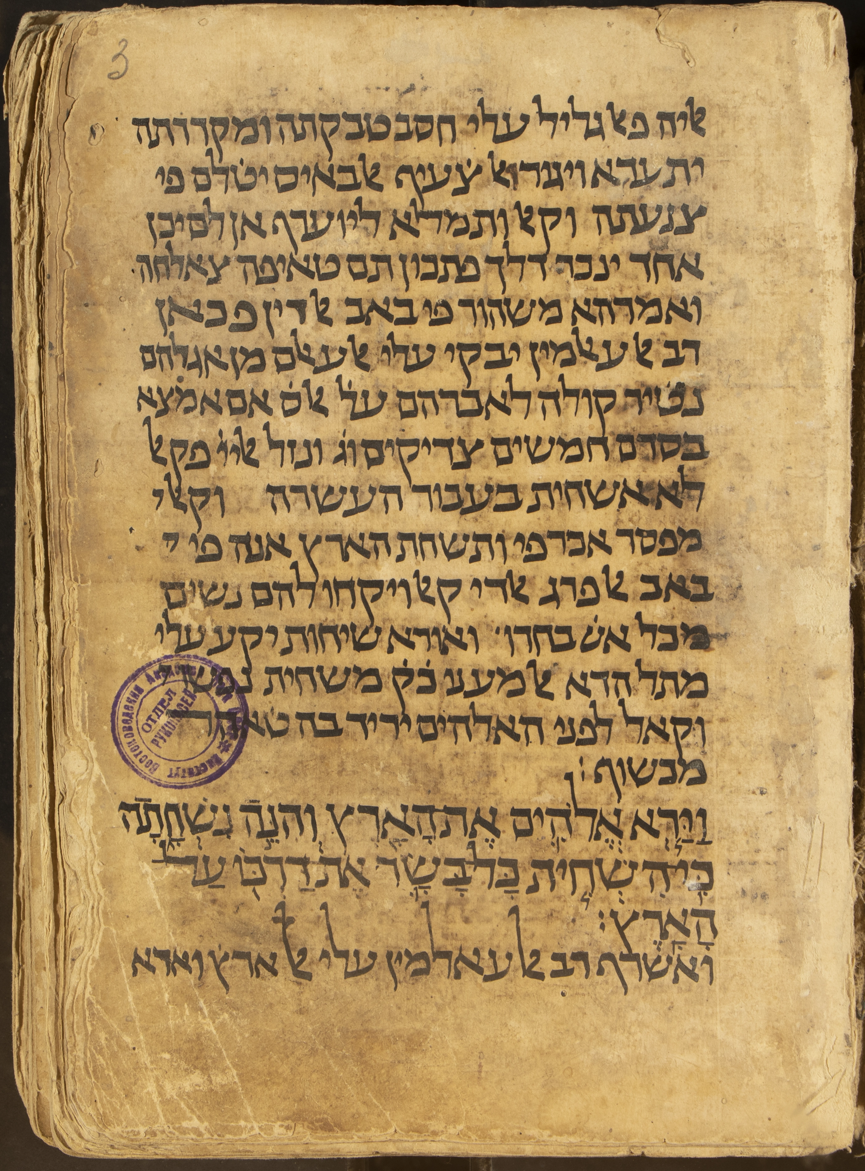 Image of item, e.g. a manuscript page