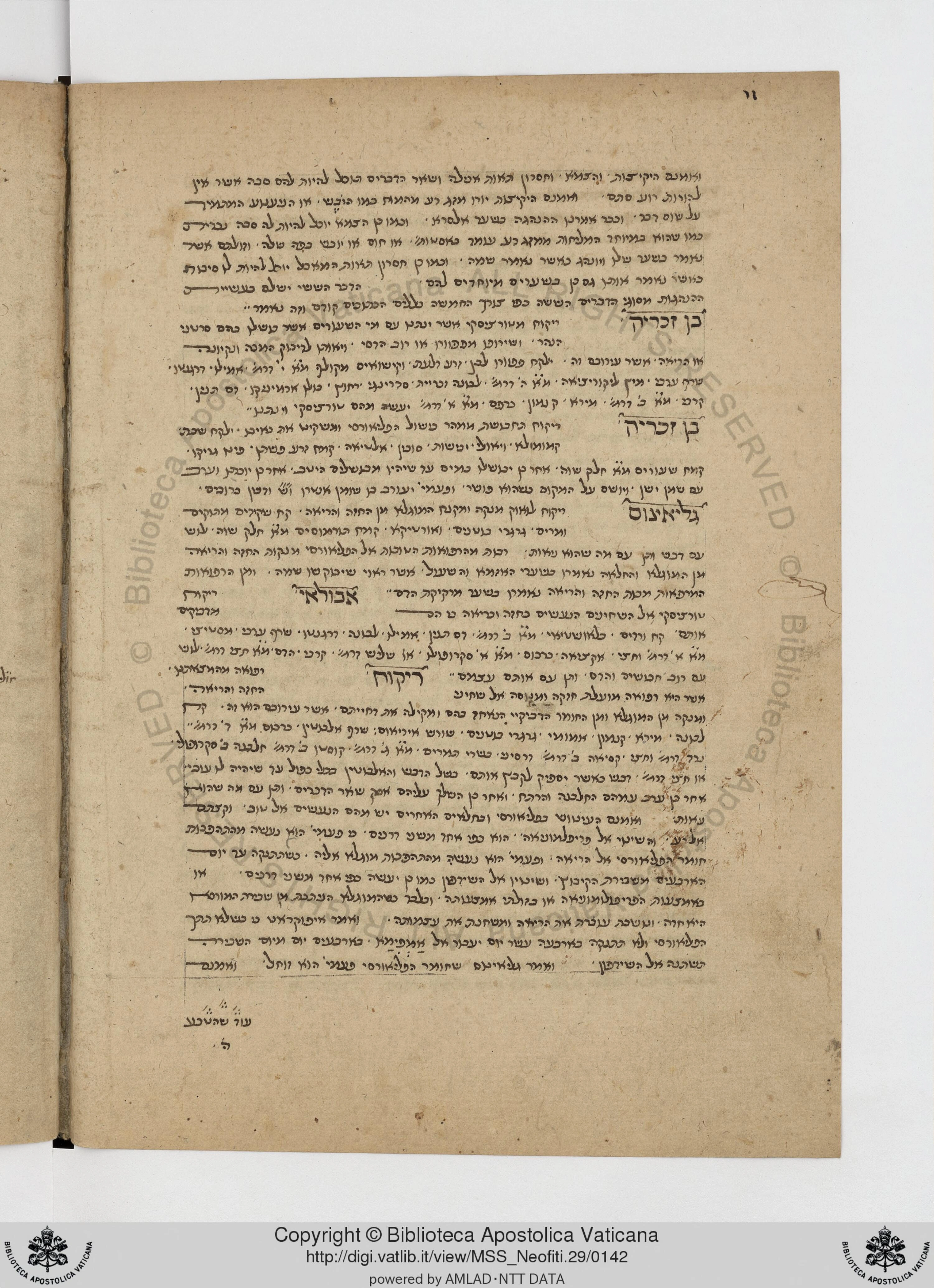 Image of item, e.g. a manuscript page