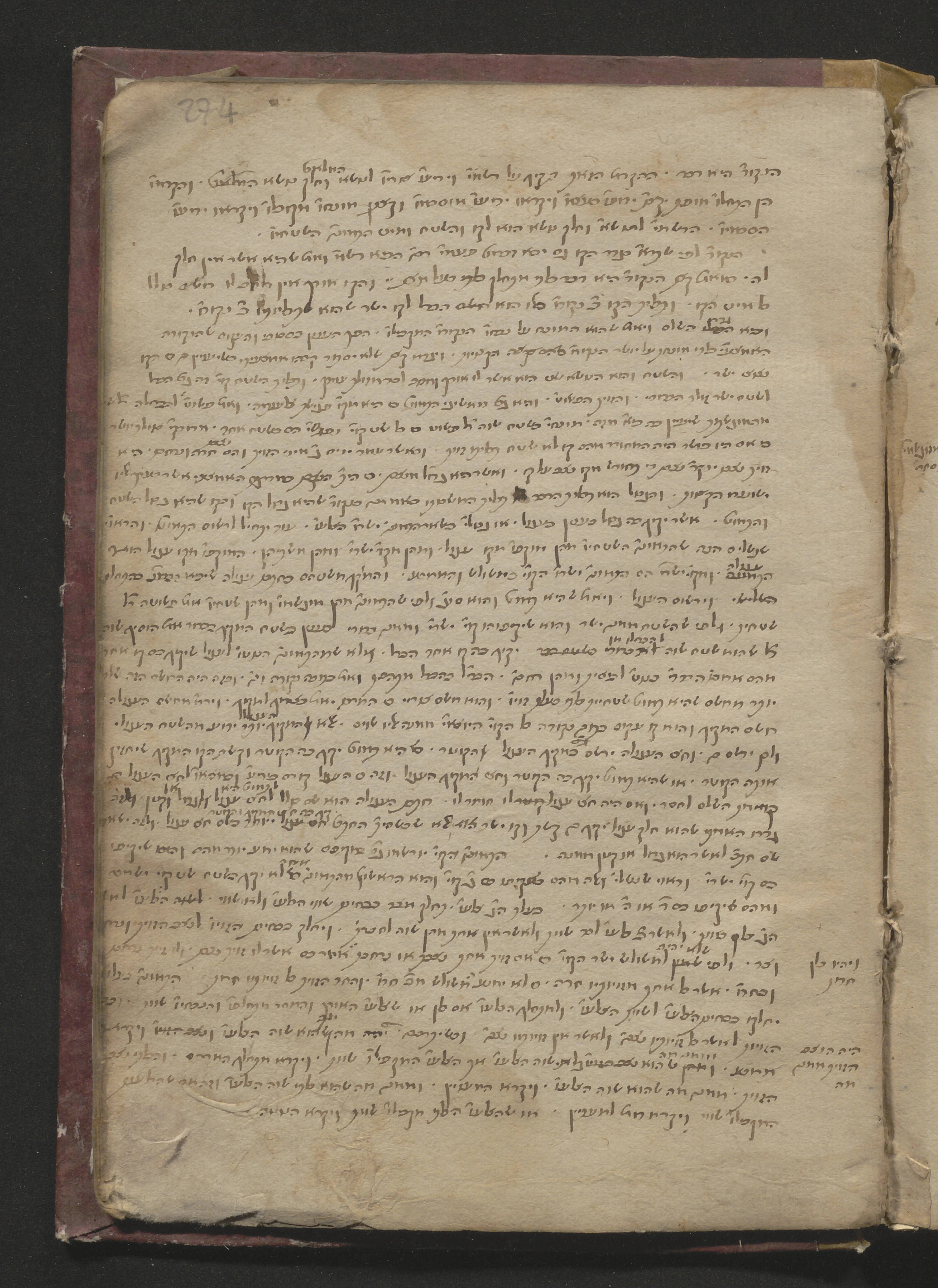 Image of item, e.g. a manuscript page