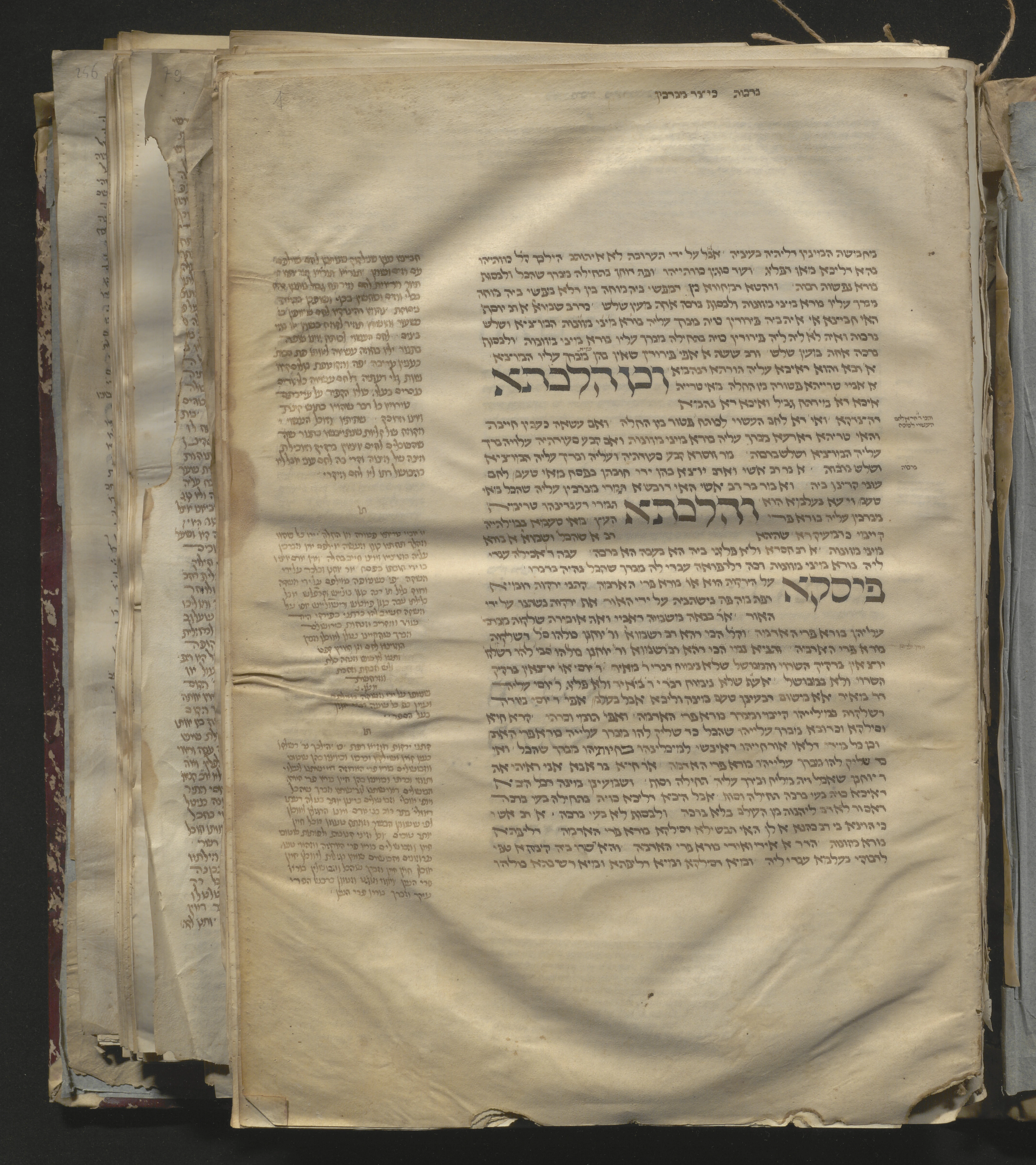 Image of item, e.g. a manuscript page