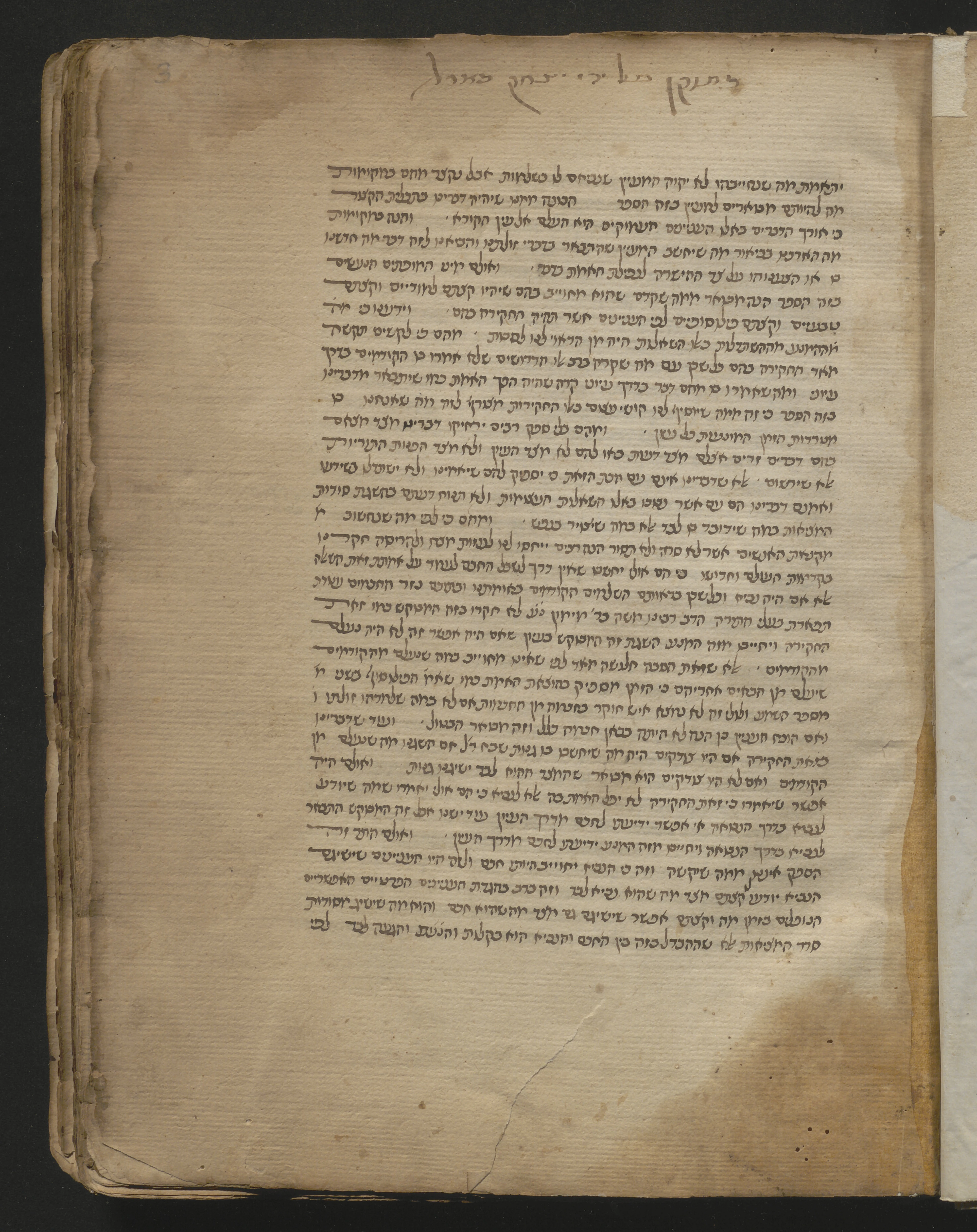 Image of item, e.g. a manuscript page