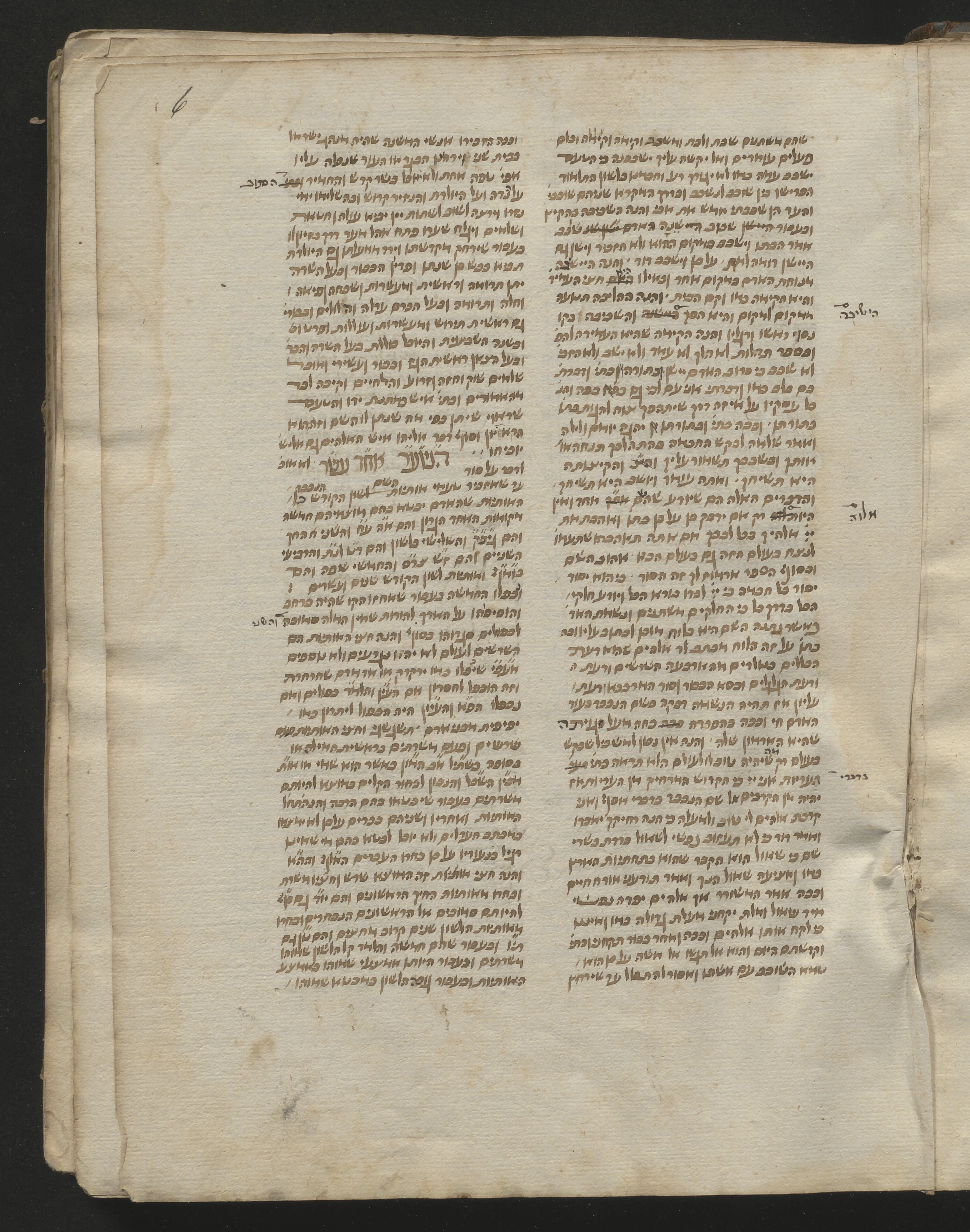 Image of item, e.g. a manuscript page