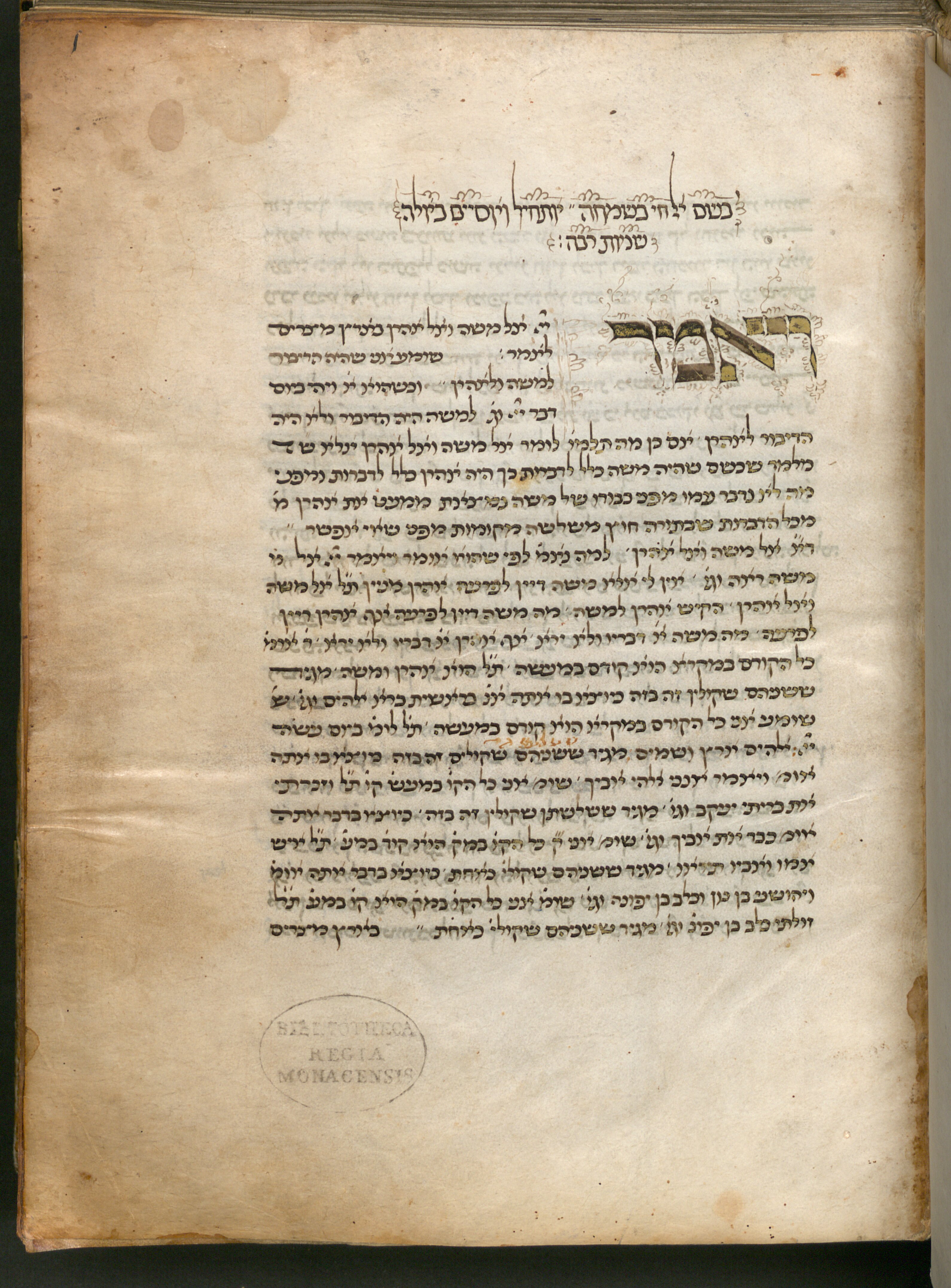 Image of item, e.g. a manuscript page
