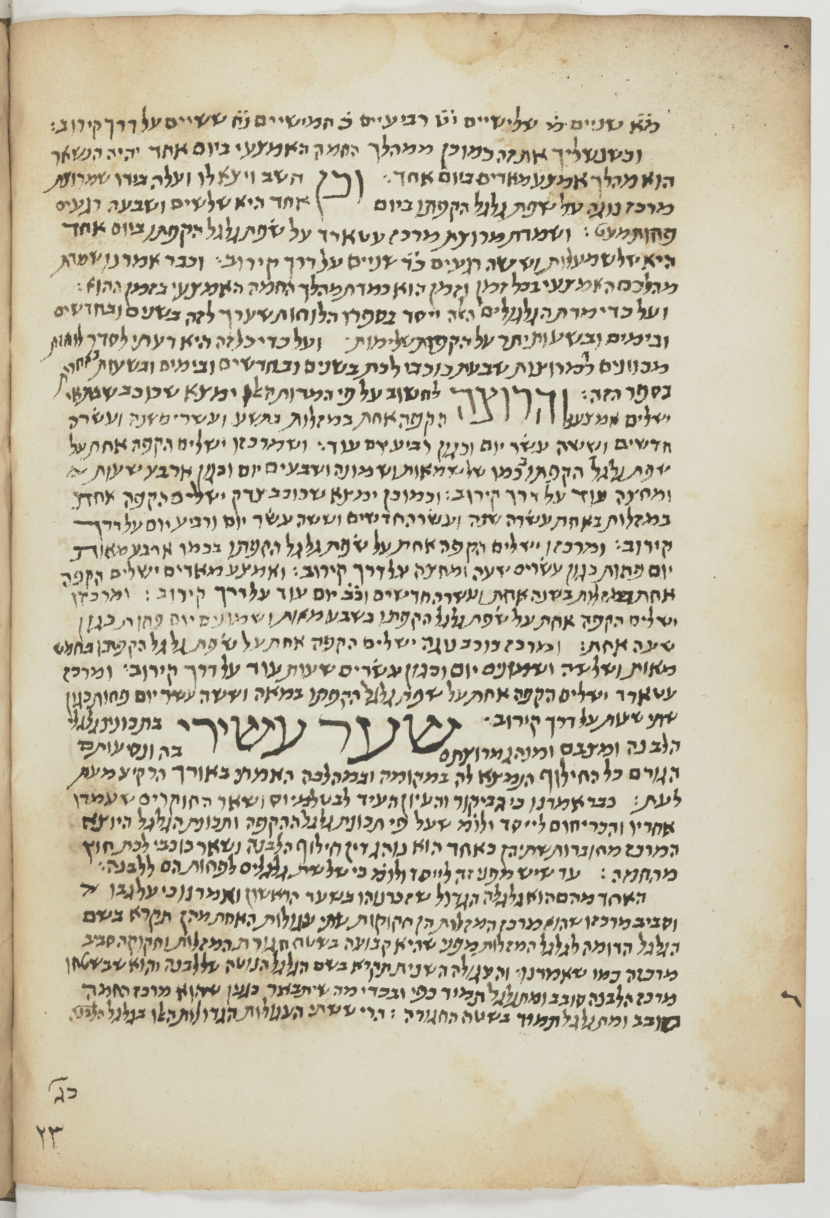 Image of item, e.g. a manuscript page