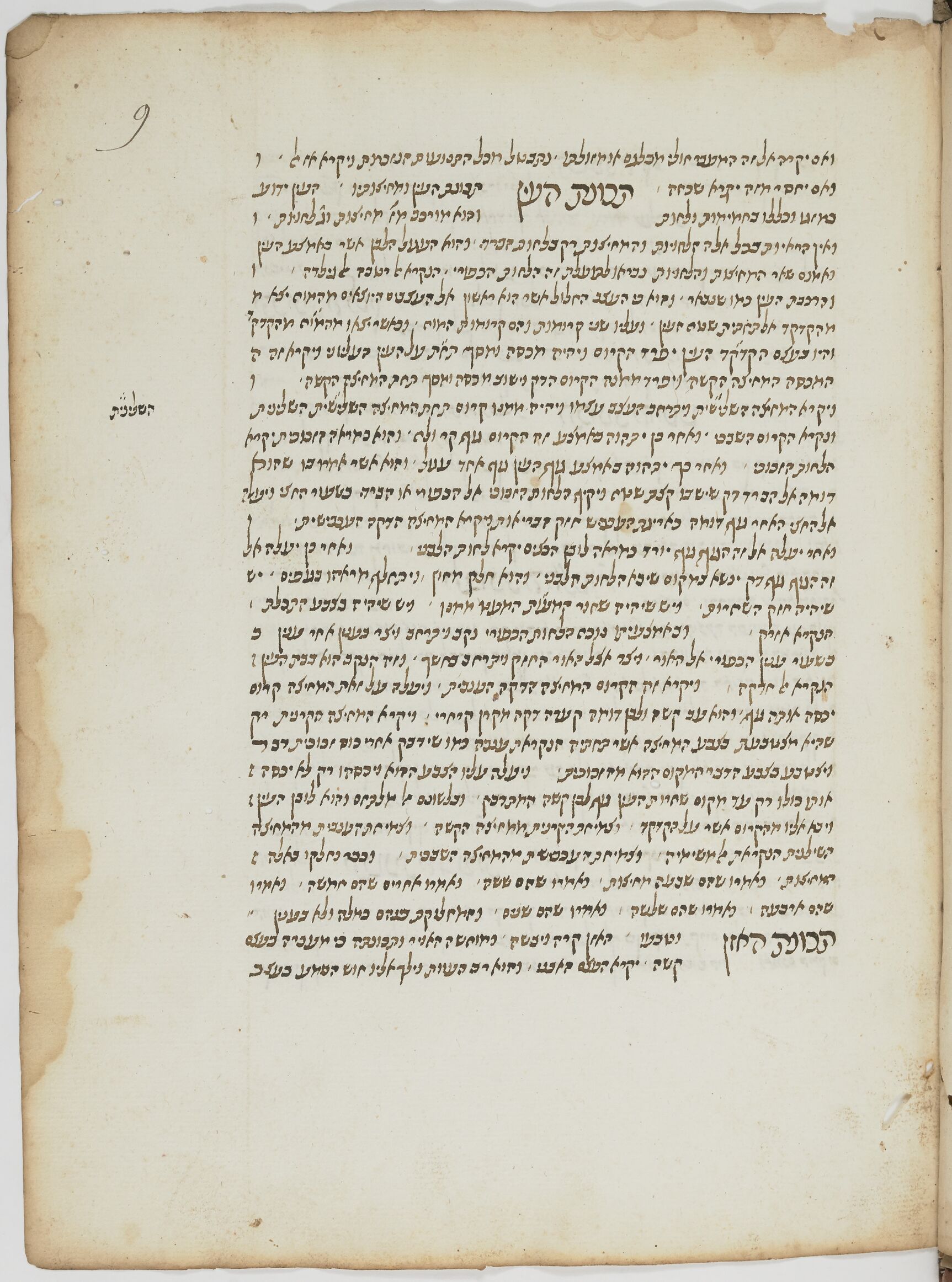 Image of item, e.g. a manuscript page
