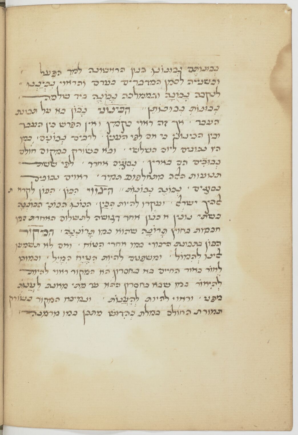 Image of item, e.g. a manuscript page