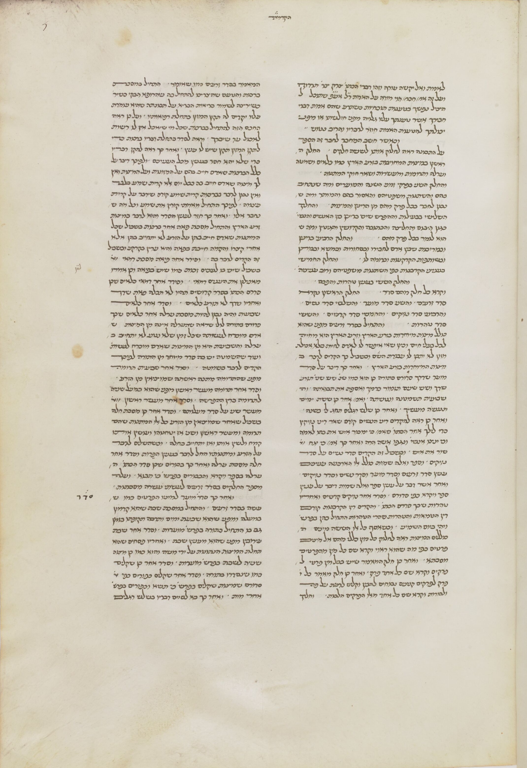 Image of item, e.g. a manuscript page