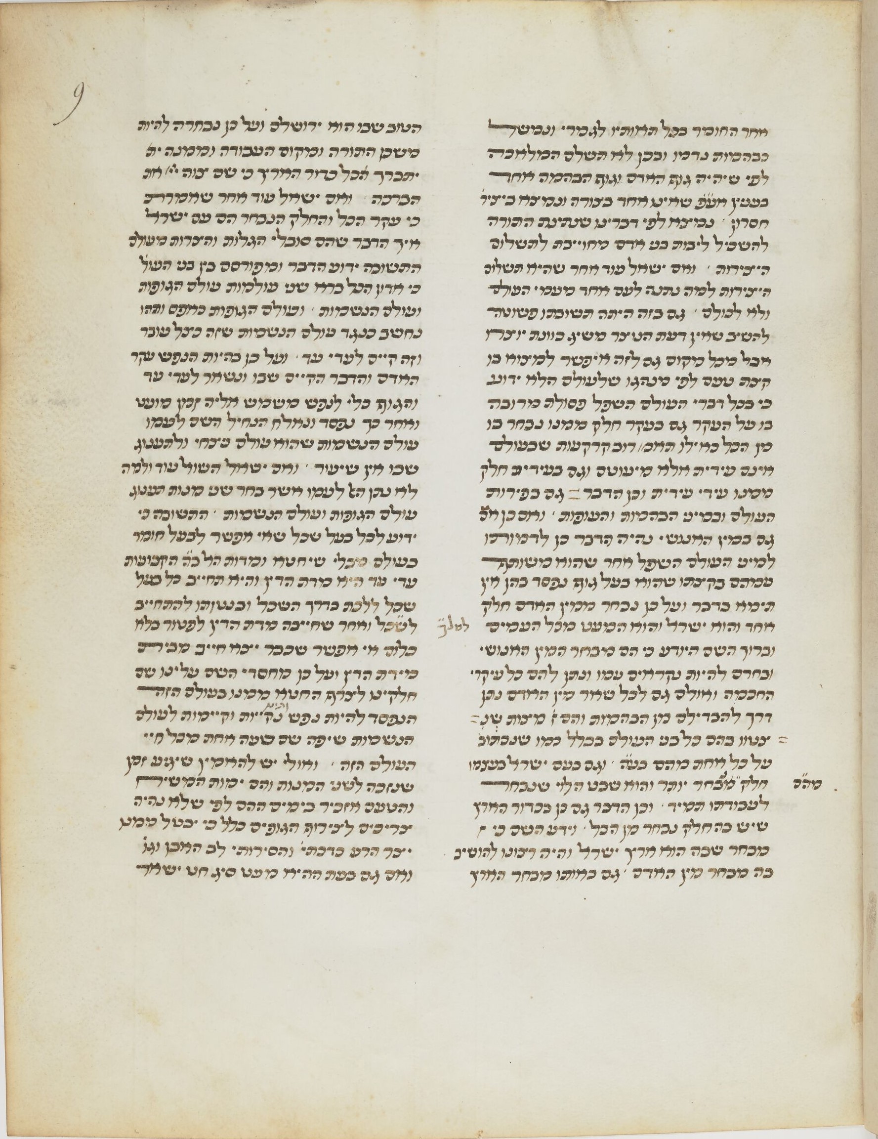 Image of item, e.g. a manuscript page
