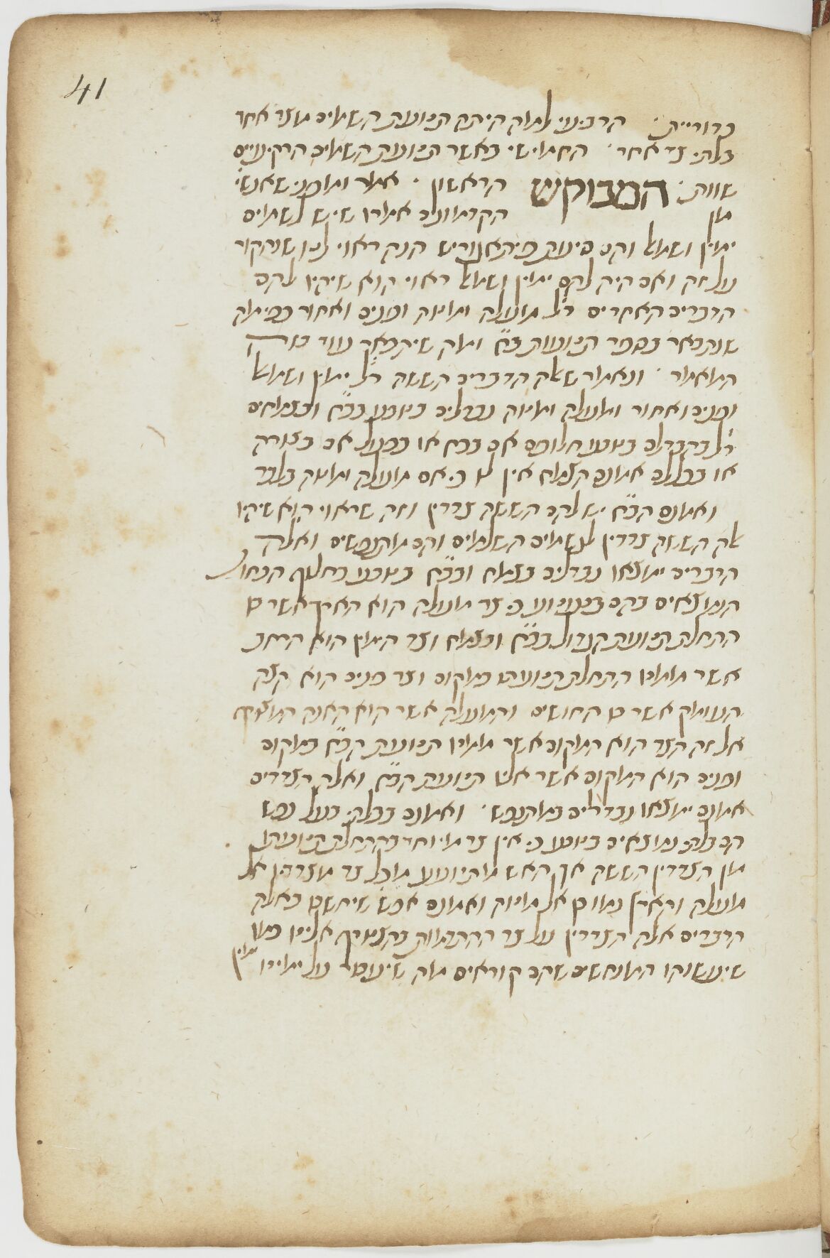 Image of item, e.g. a manuscript page
