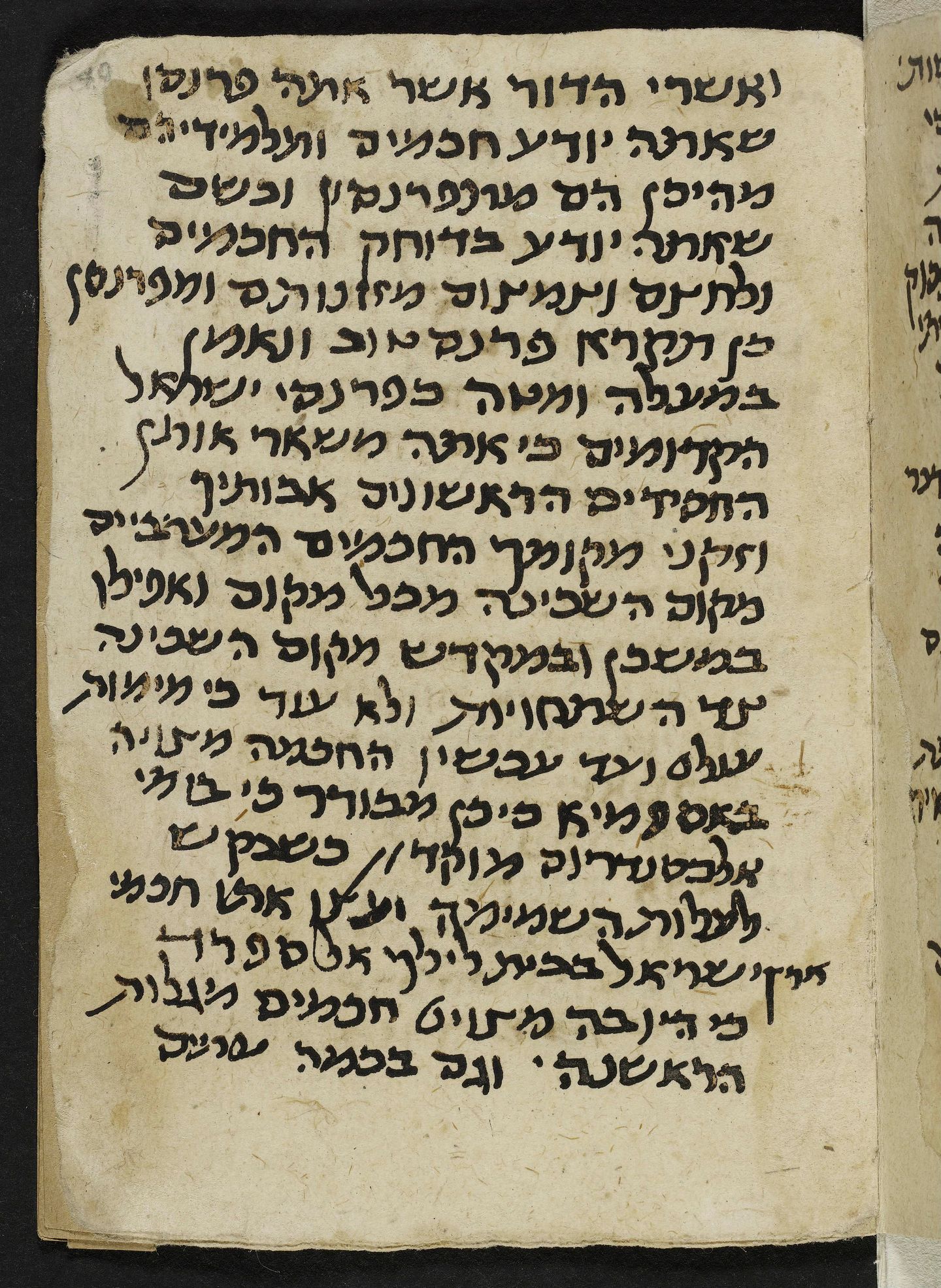 Image of item, e.g. a manuscript page