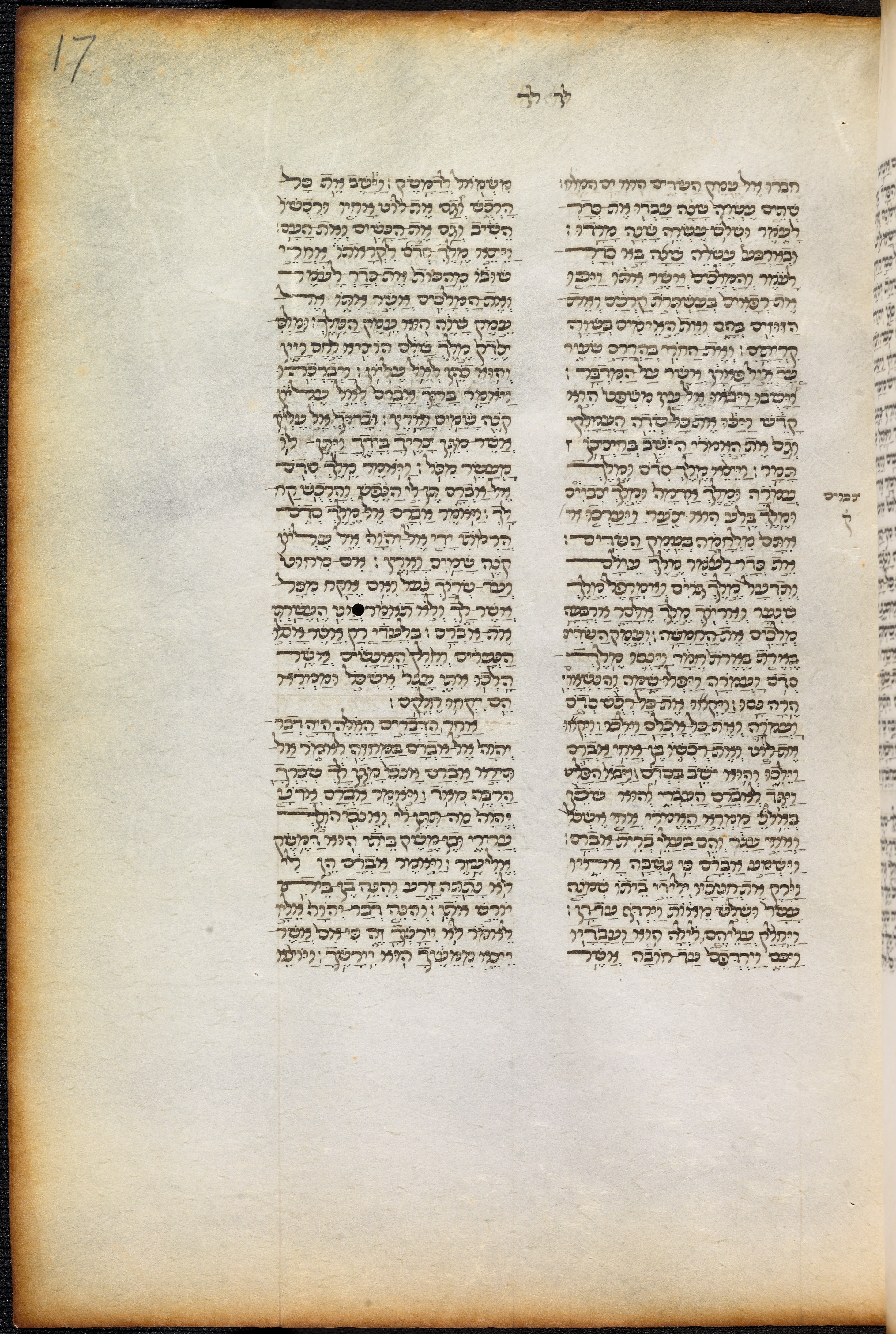 Image of item, e.g. a manuscript page