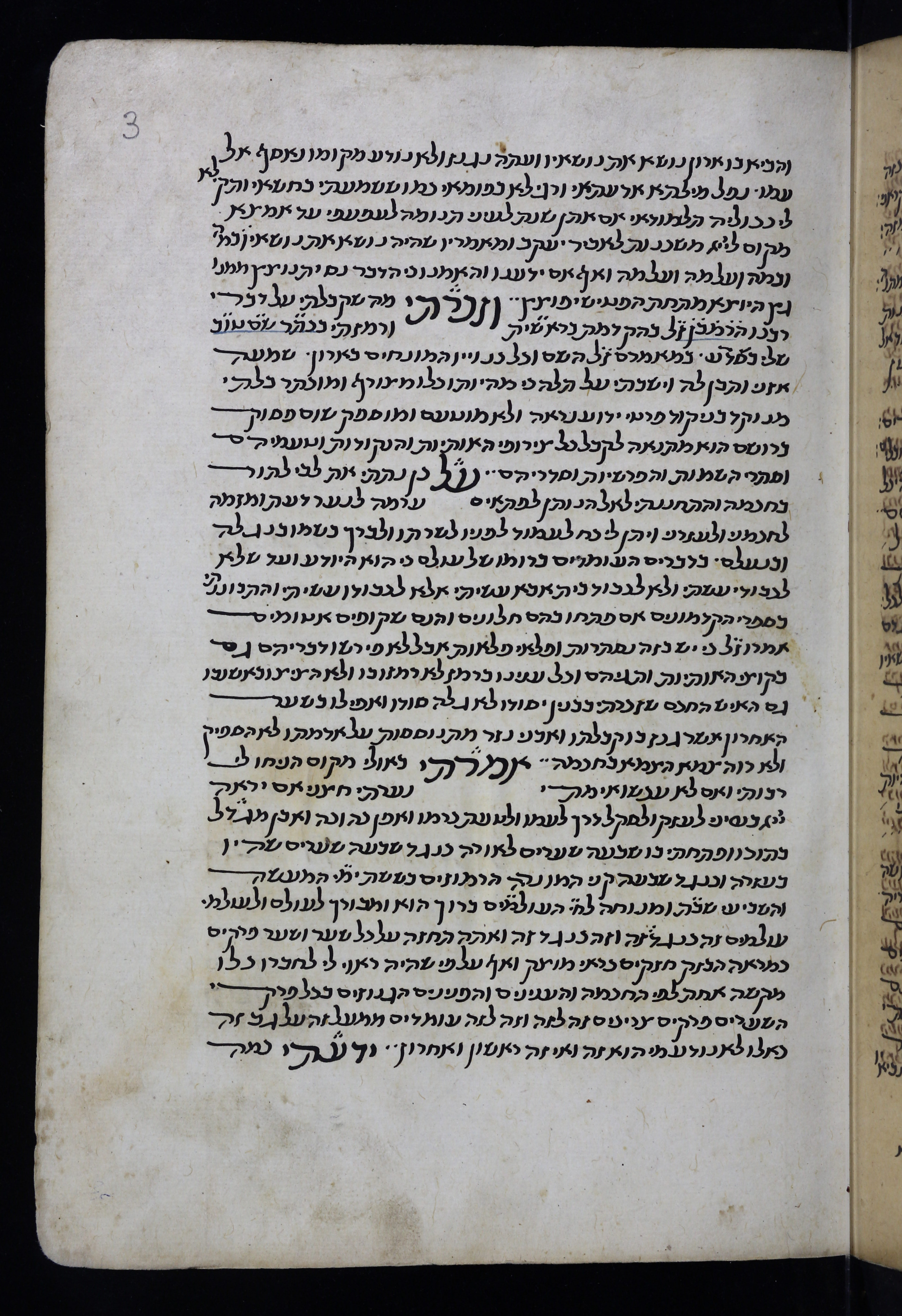 Image of item, e.g. a manuscript page