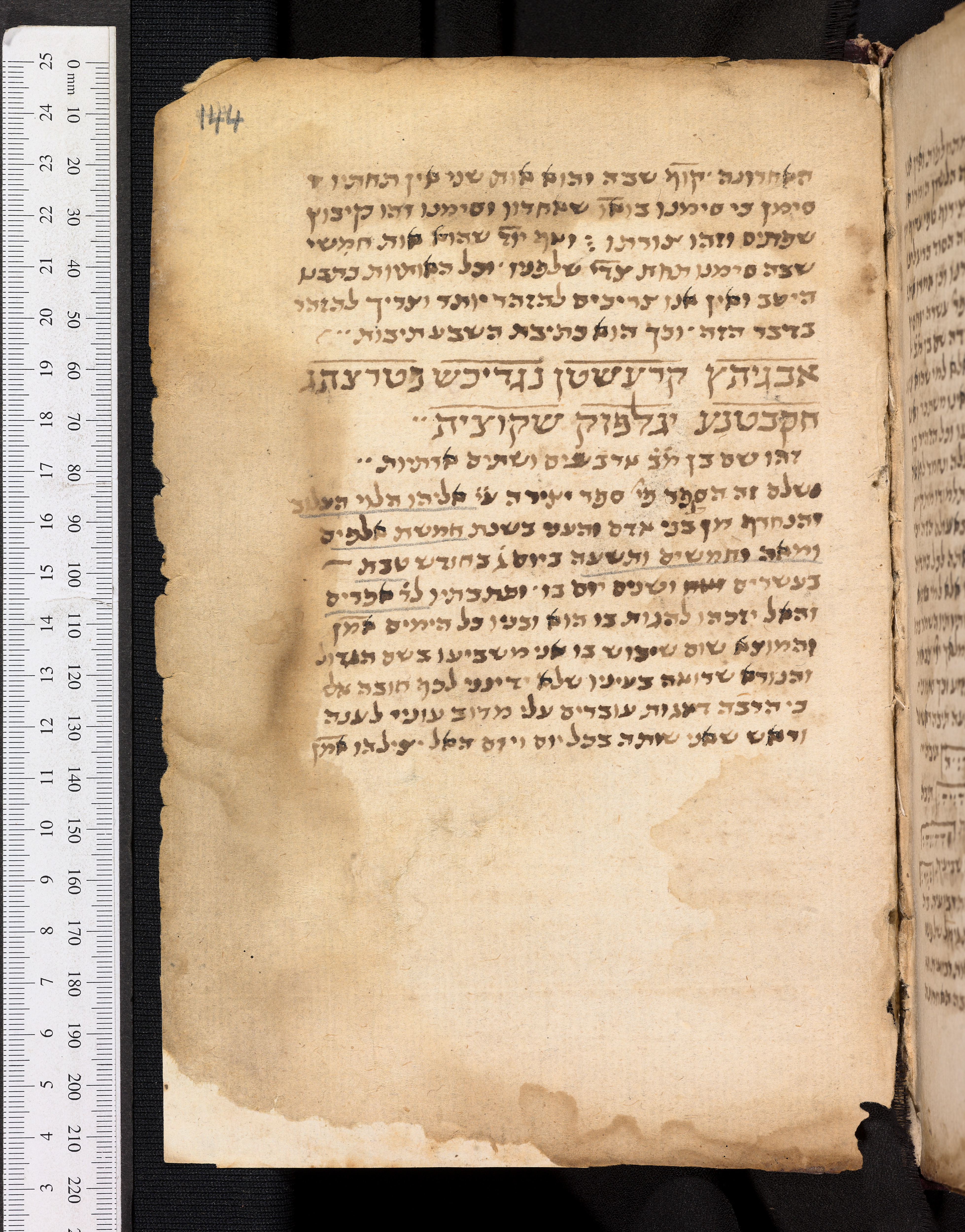 Image of item, e.g. a manuscript page