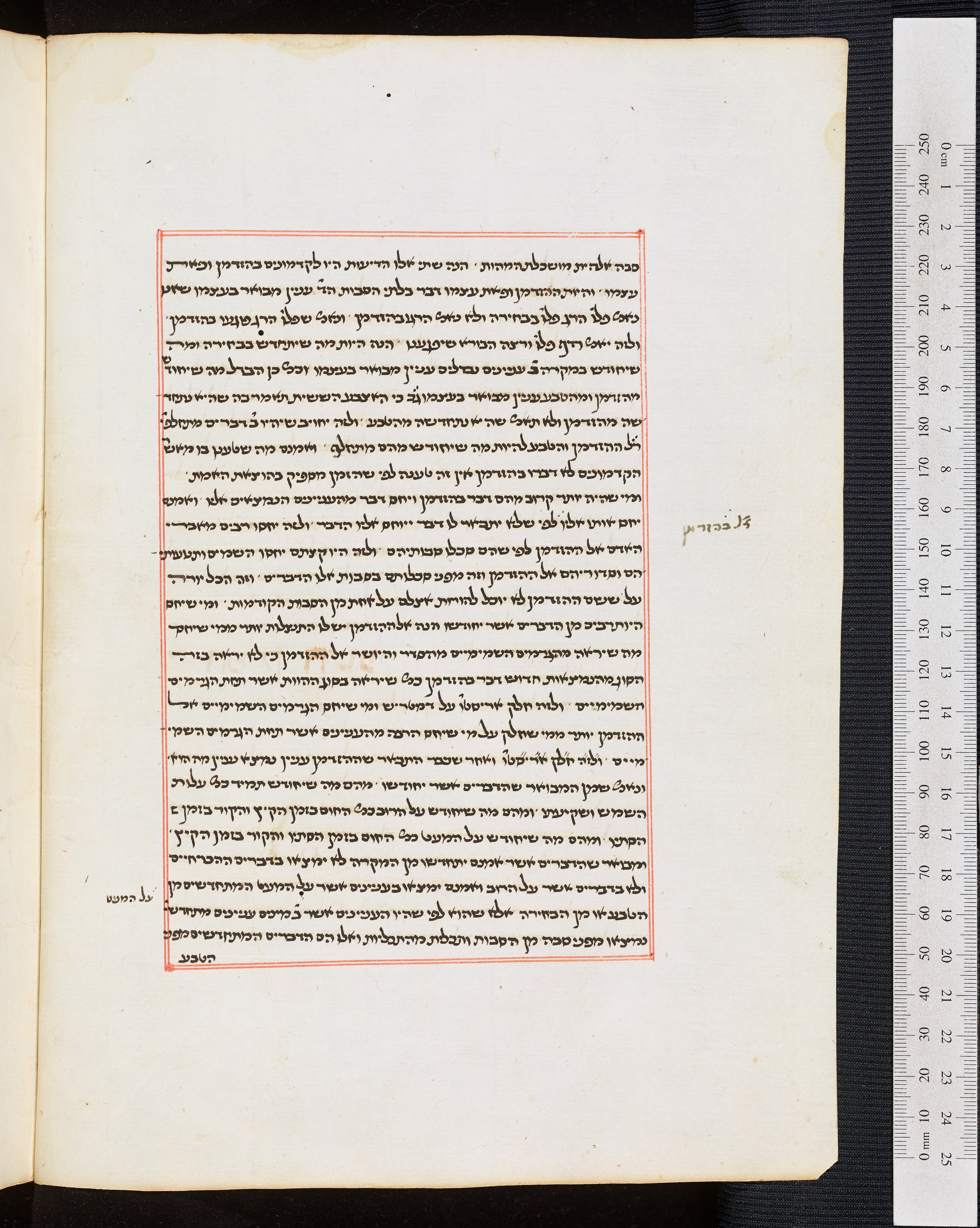 Image of item, e.g. a manuscript page