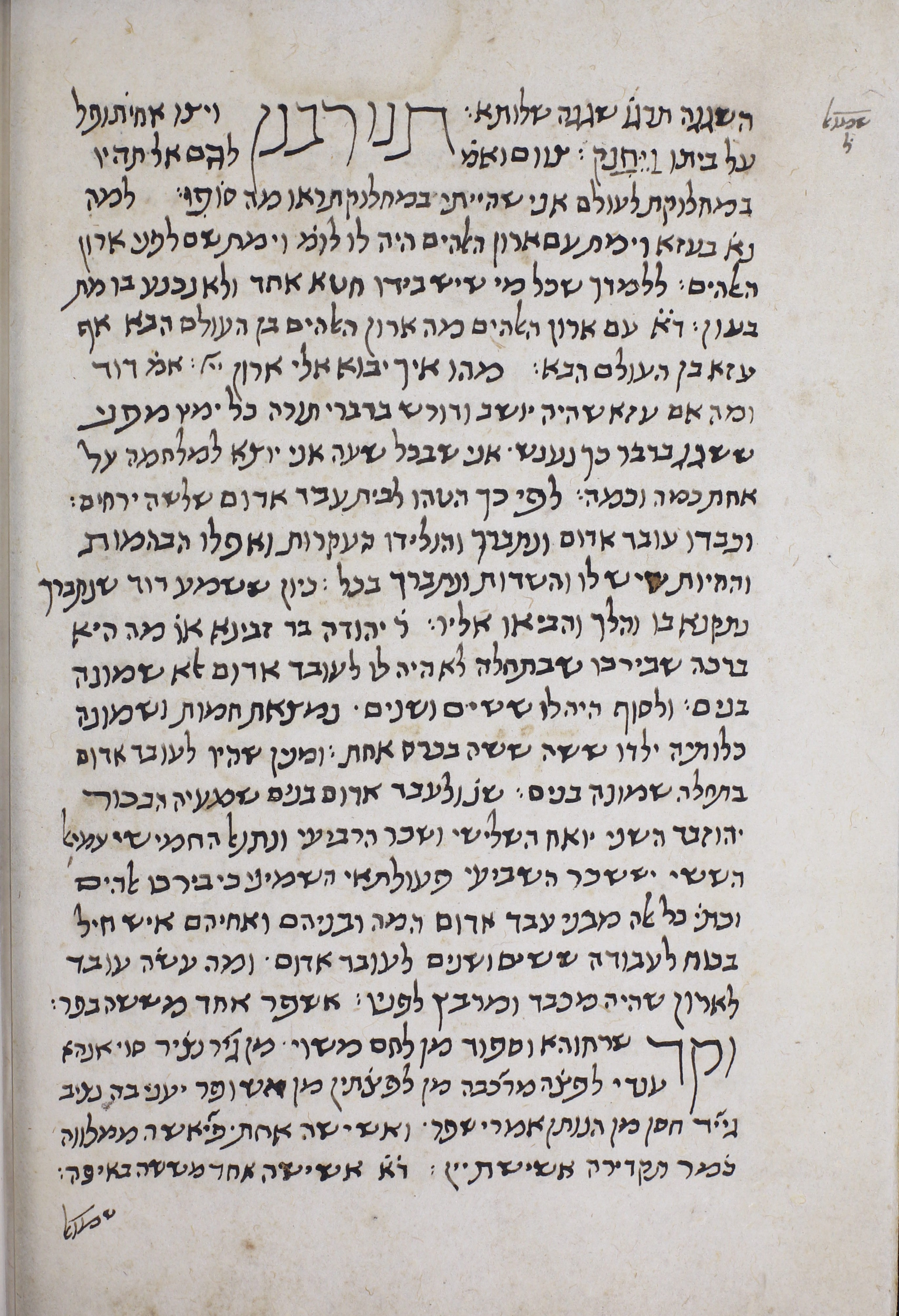 Image of item, e.g. a manuscript page