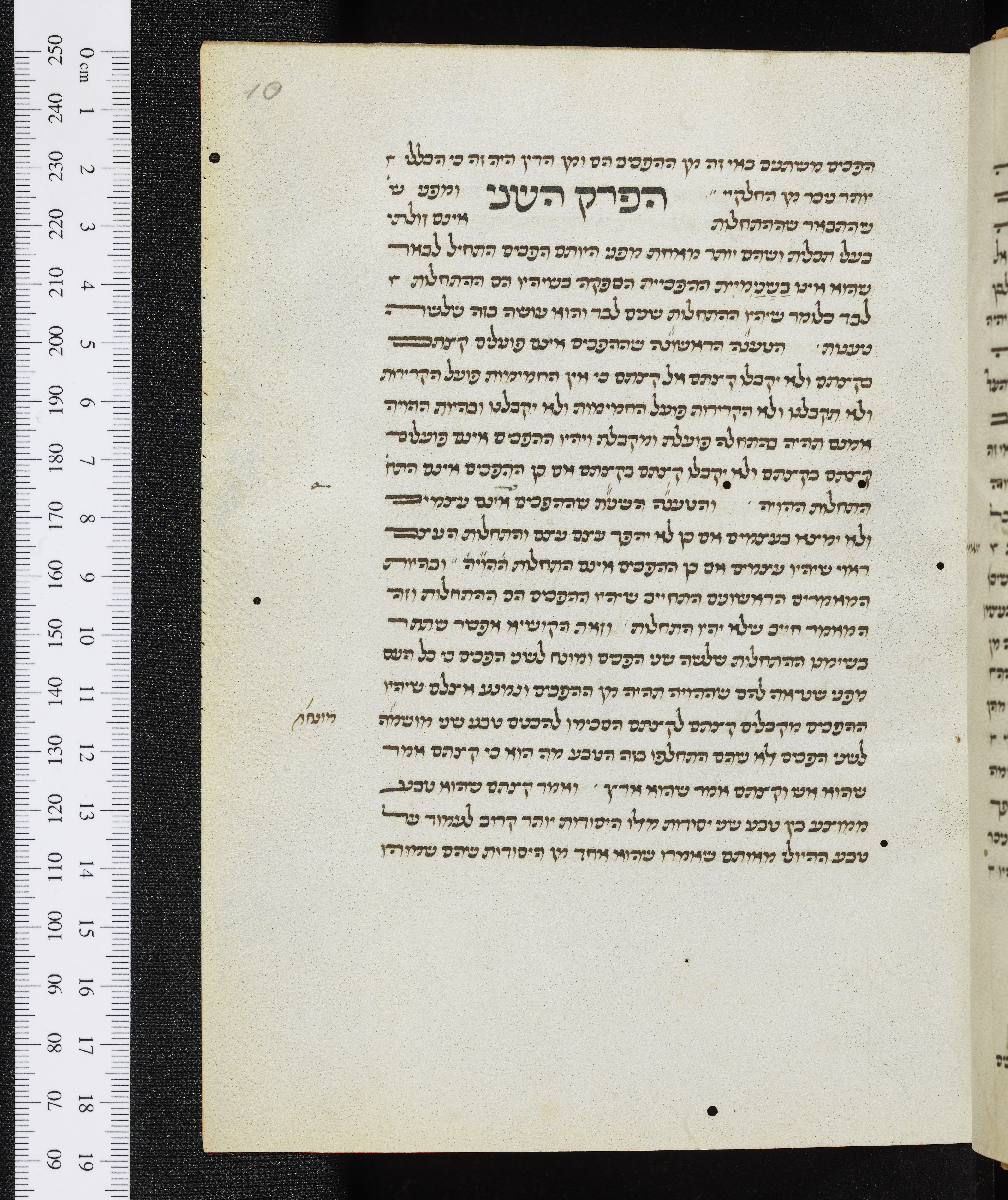 Image of item, e.g. a manuscript page