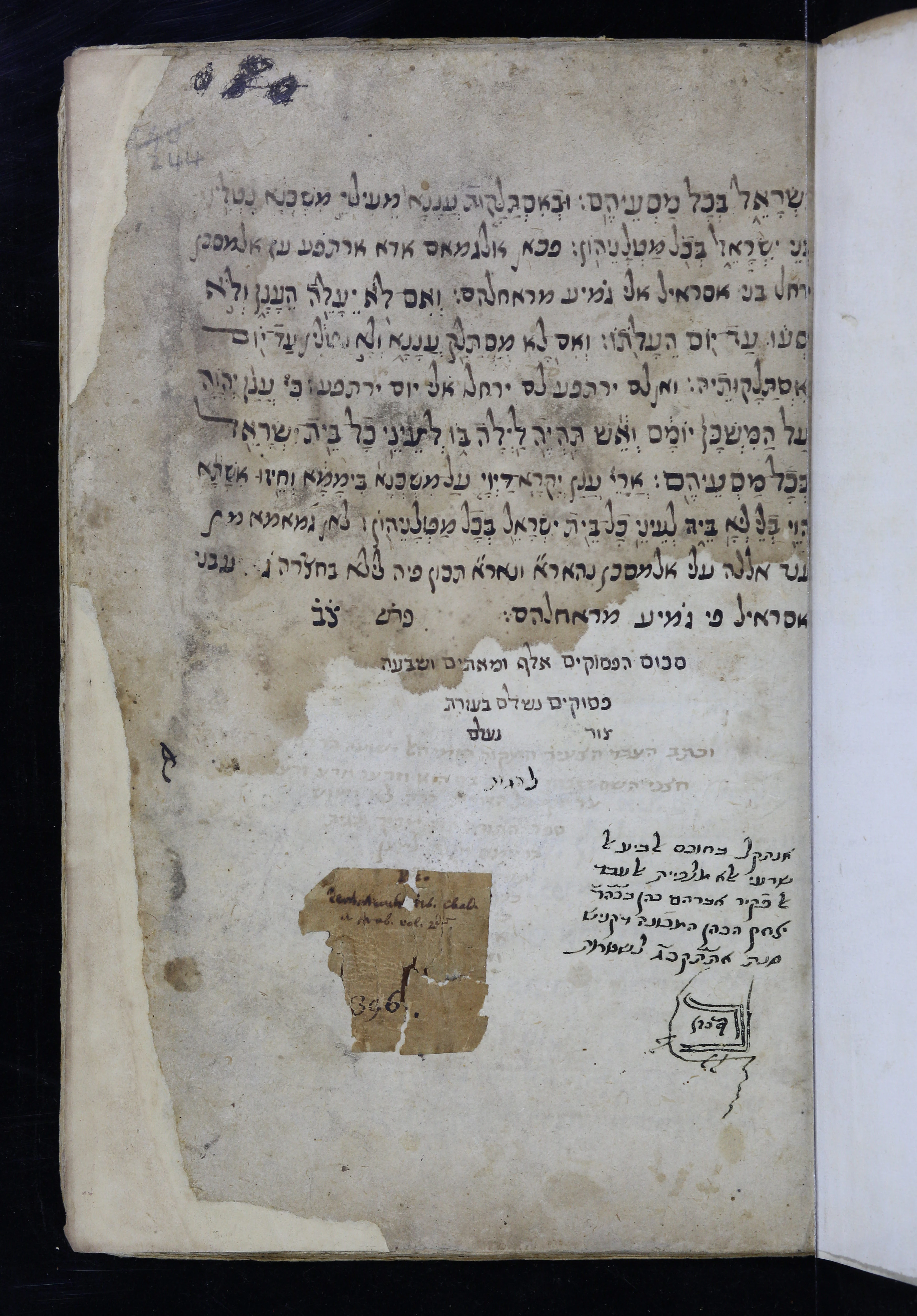 Image of item, e.g. a manuscript page