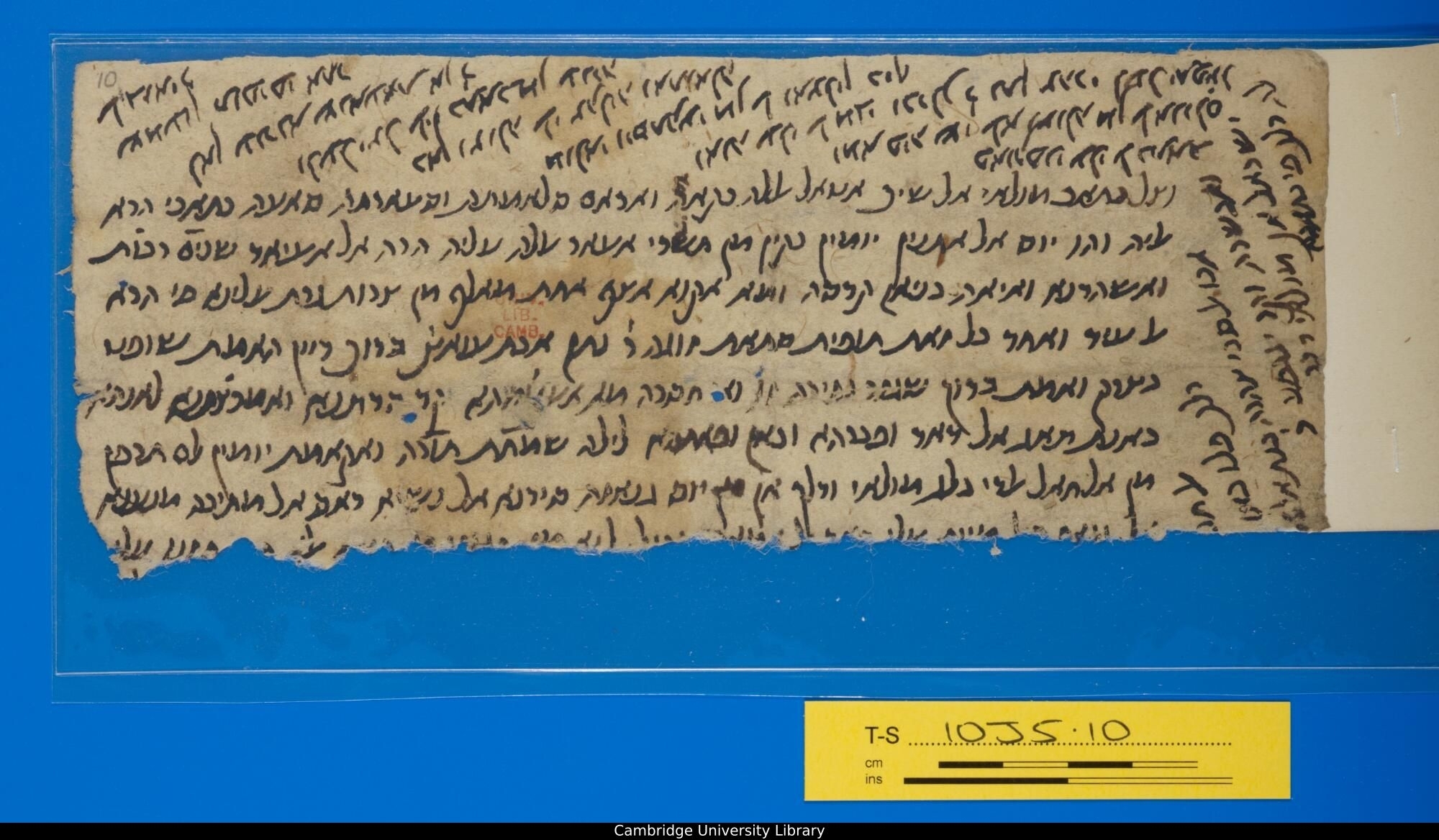 Image of item, e.g. a manuscript page