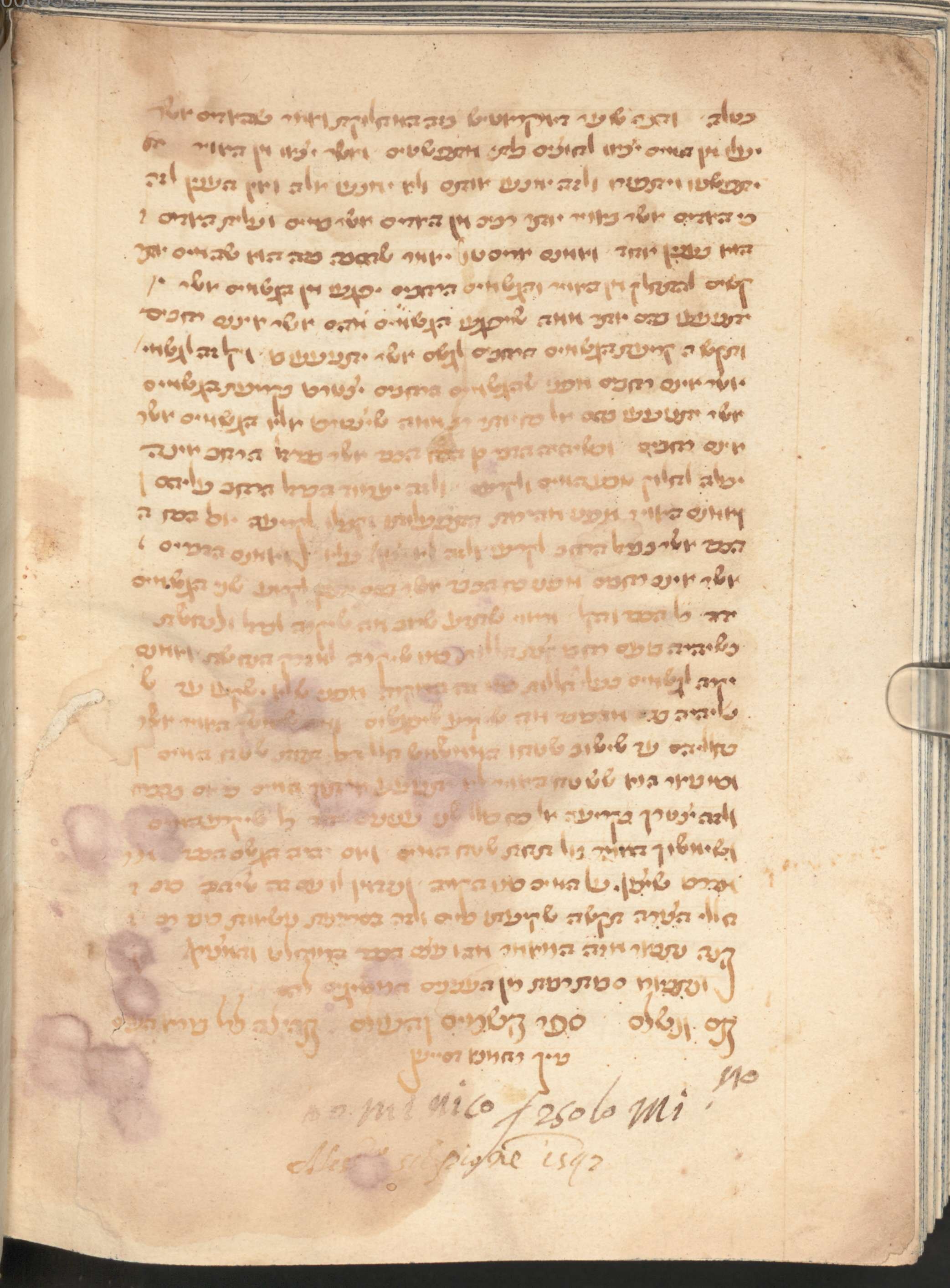 Image of item, e.g. a manuscript page