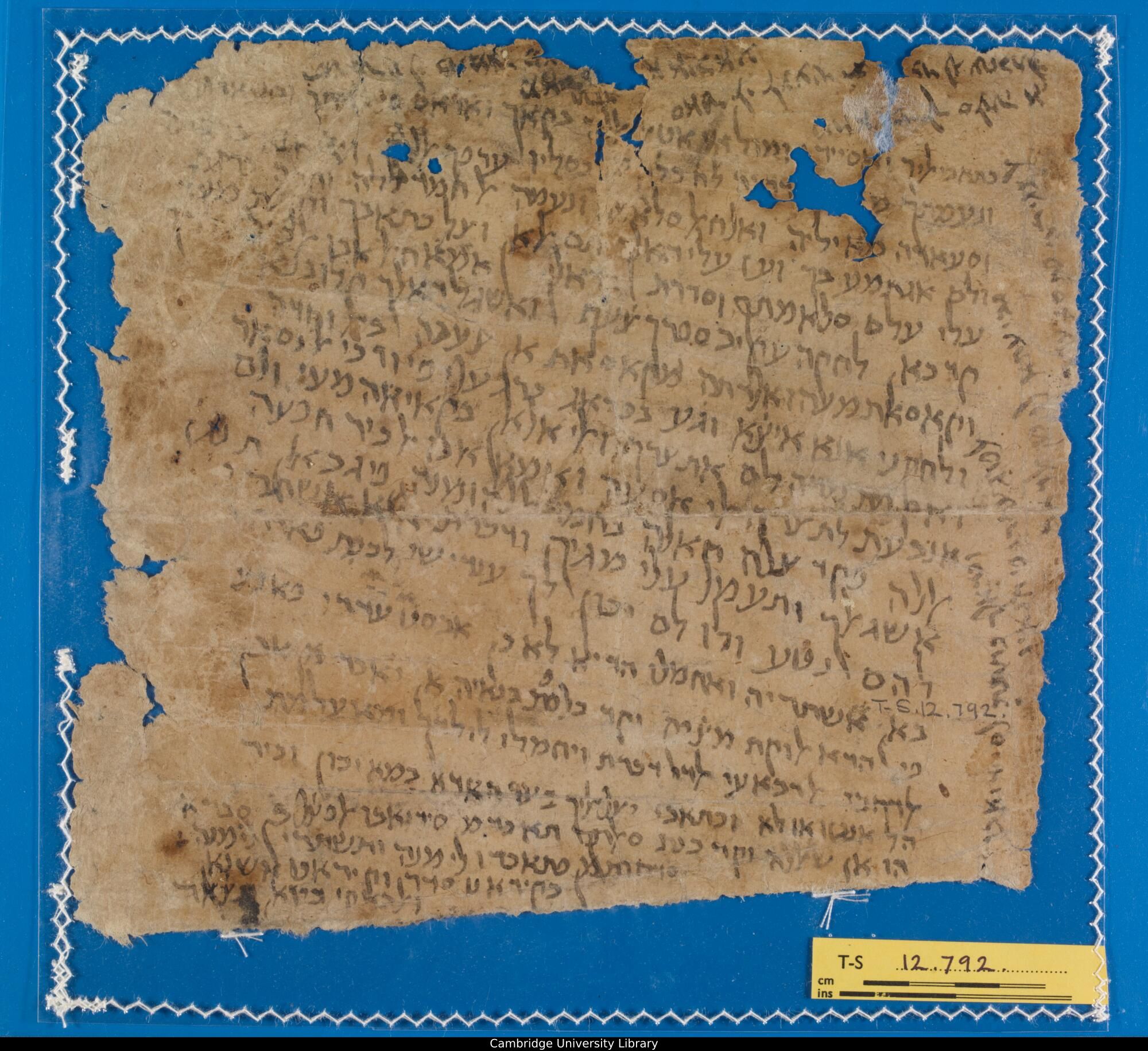 Image of item, e.g. a manuscript page