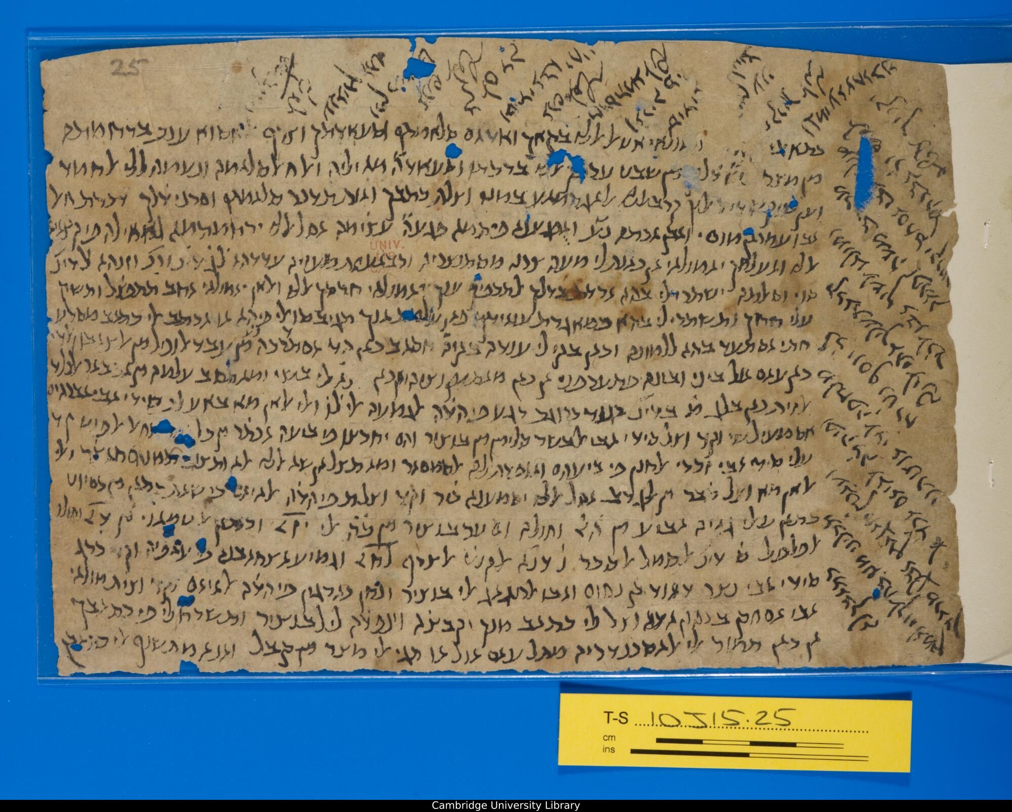 Image of item, e.g. a manuscript page