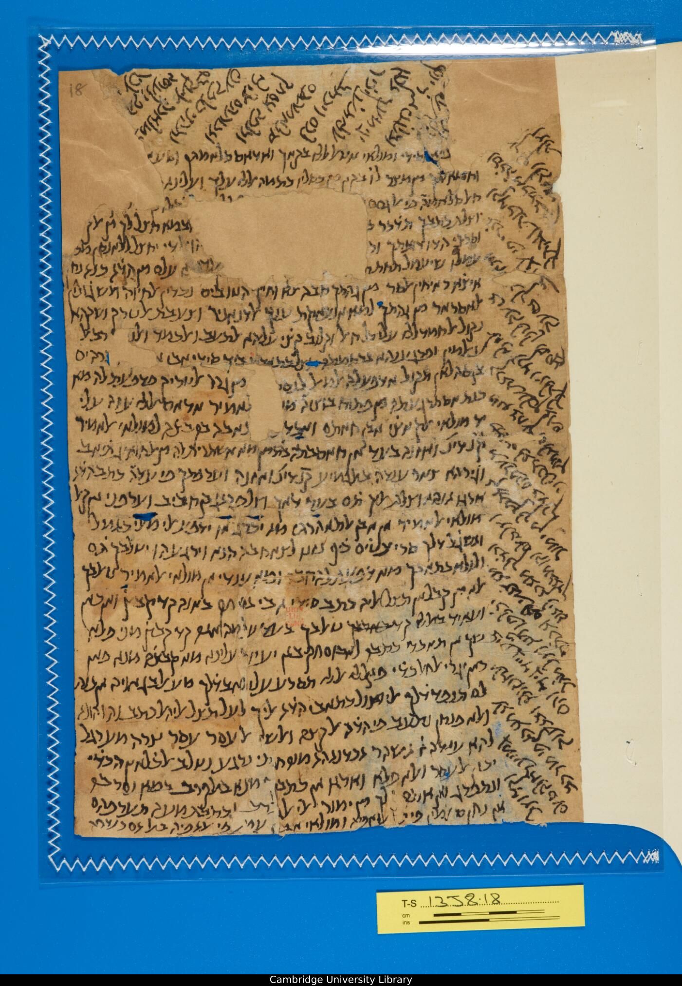 Image of item, e.g. a manuscript page