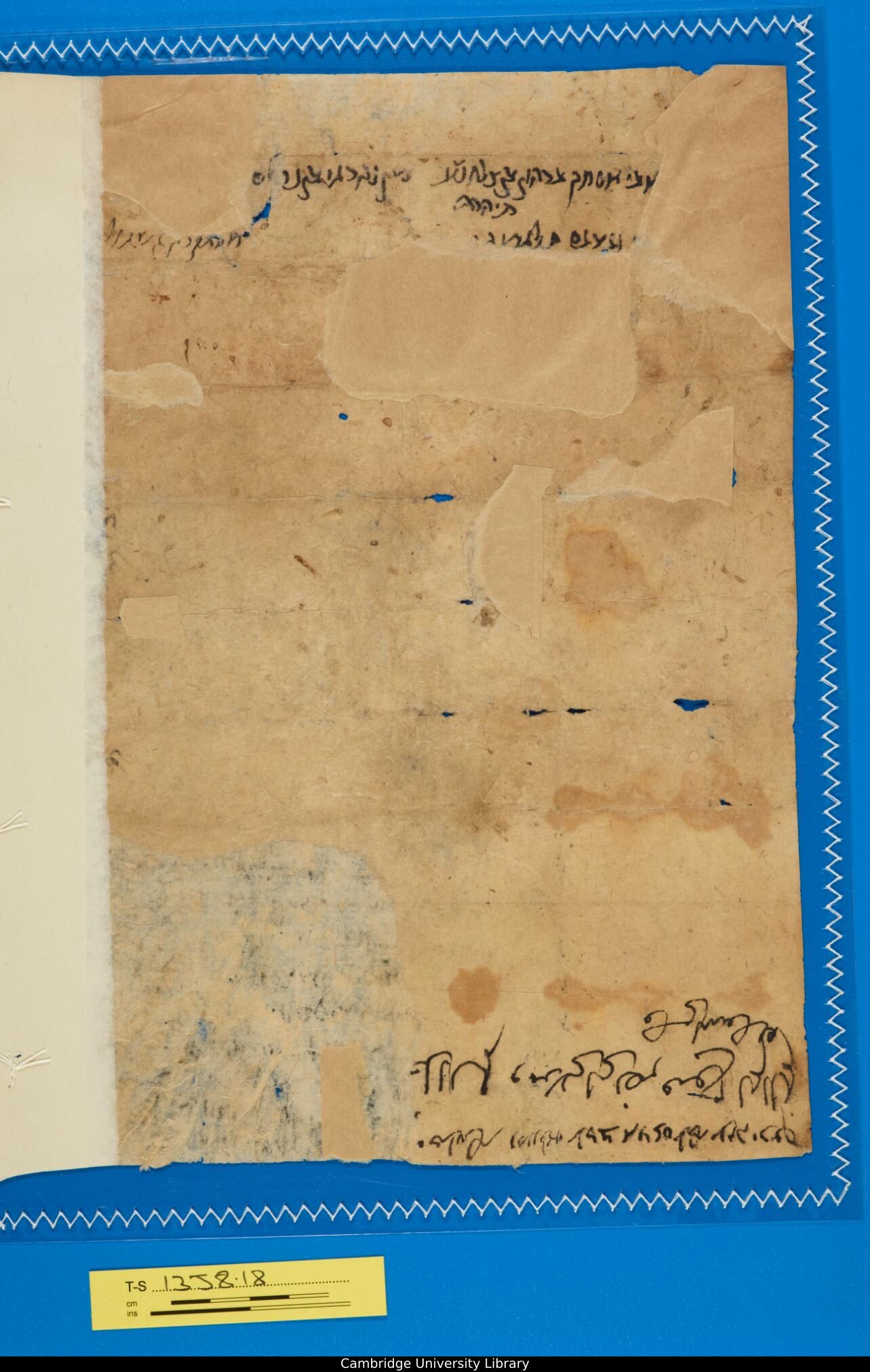 Image of item, e.g. a manuscript page