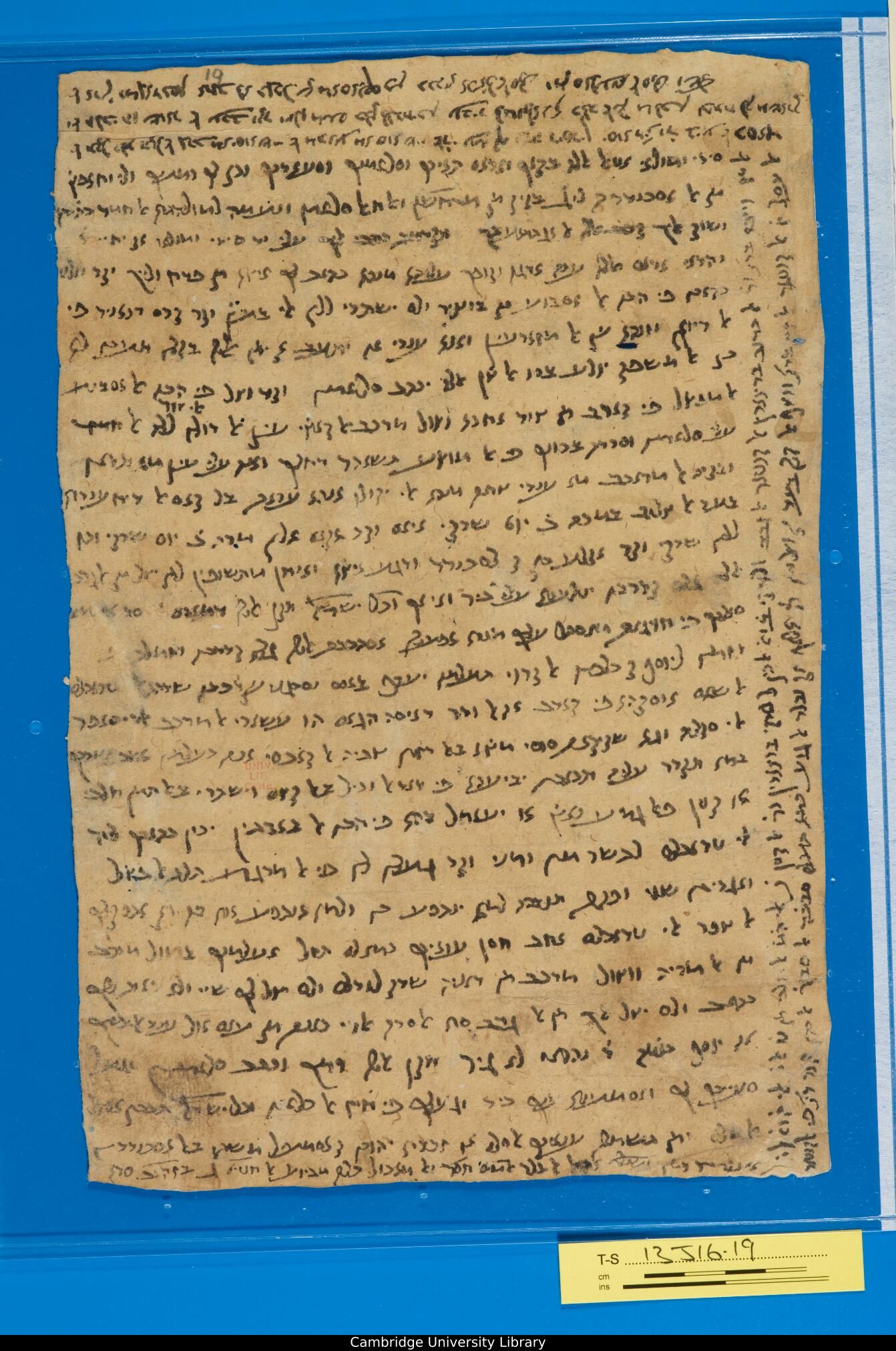 Image of item, e.g. a manuscript page