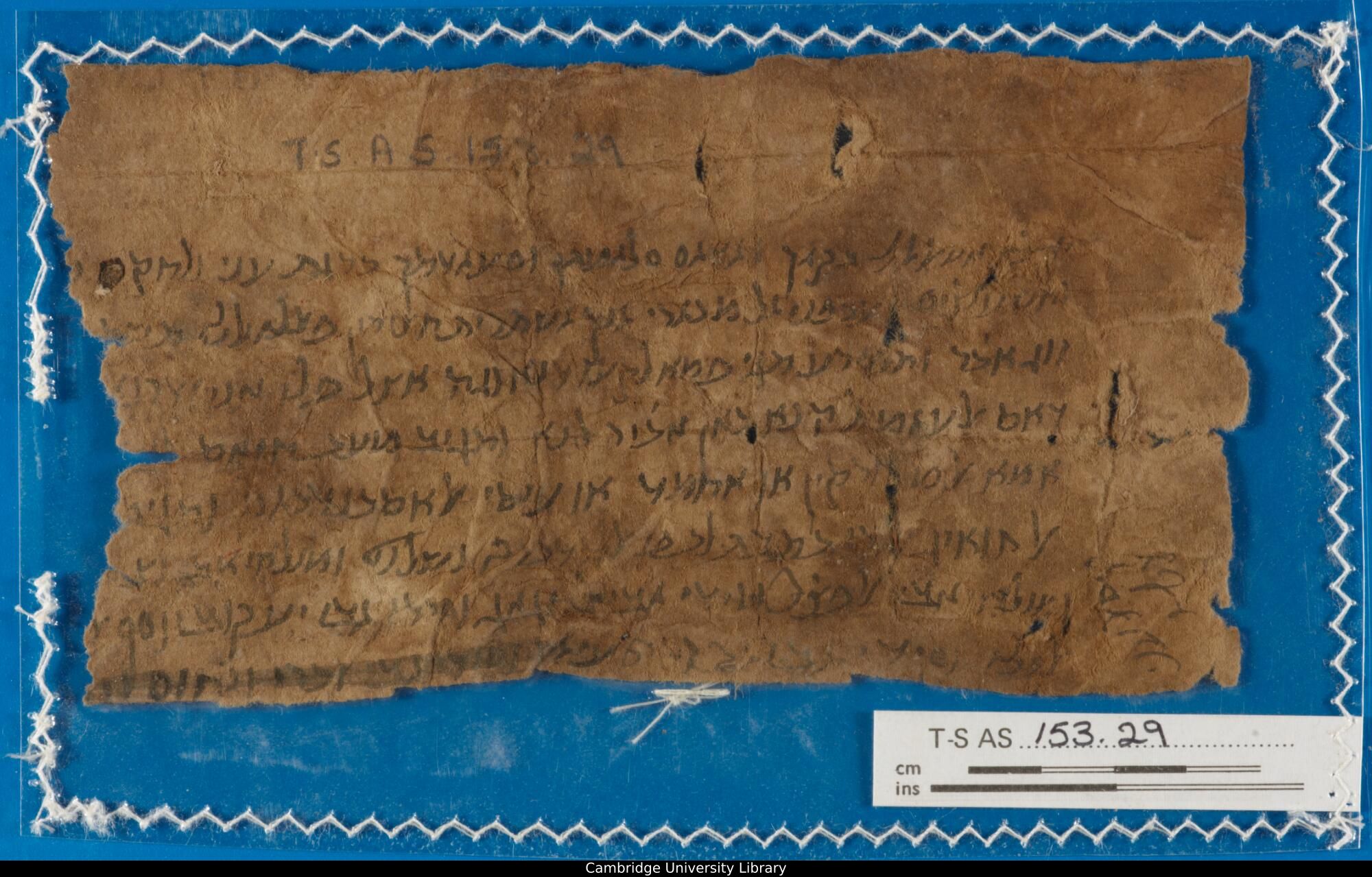 Image of item, e.g. a manuscript page