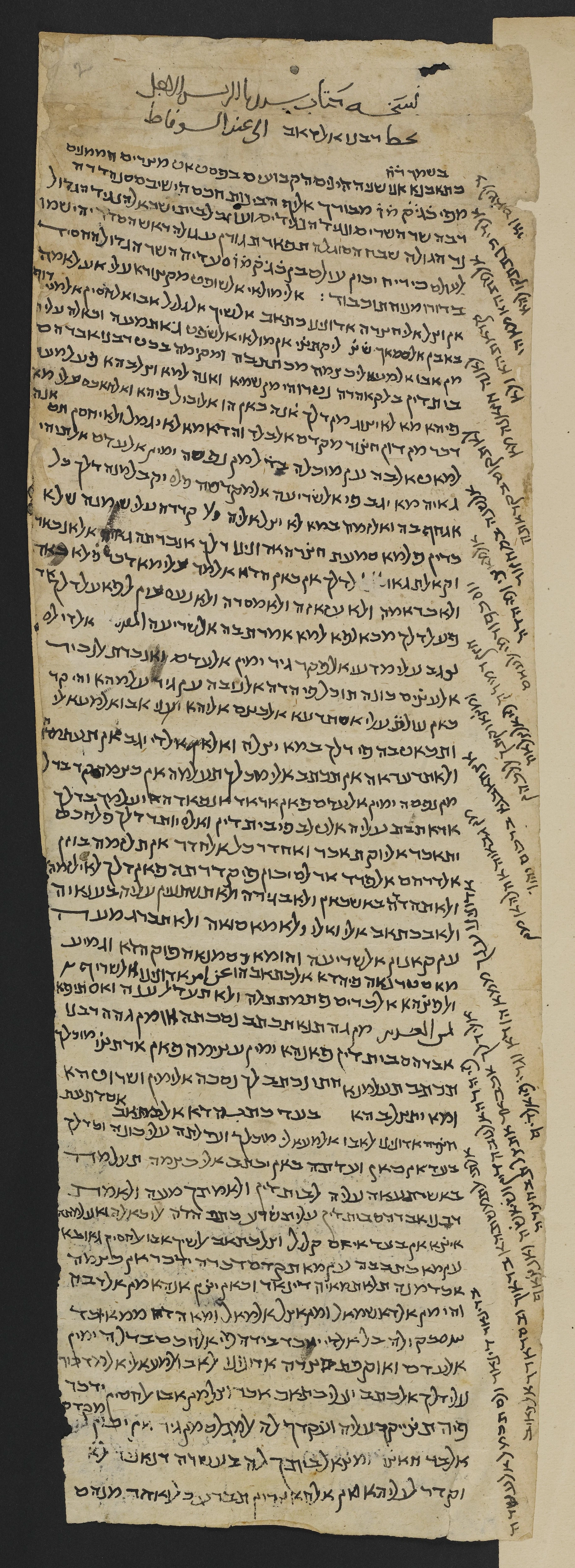 Image of item, e.g. a manuscript page