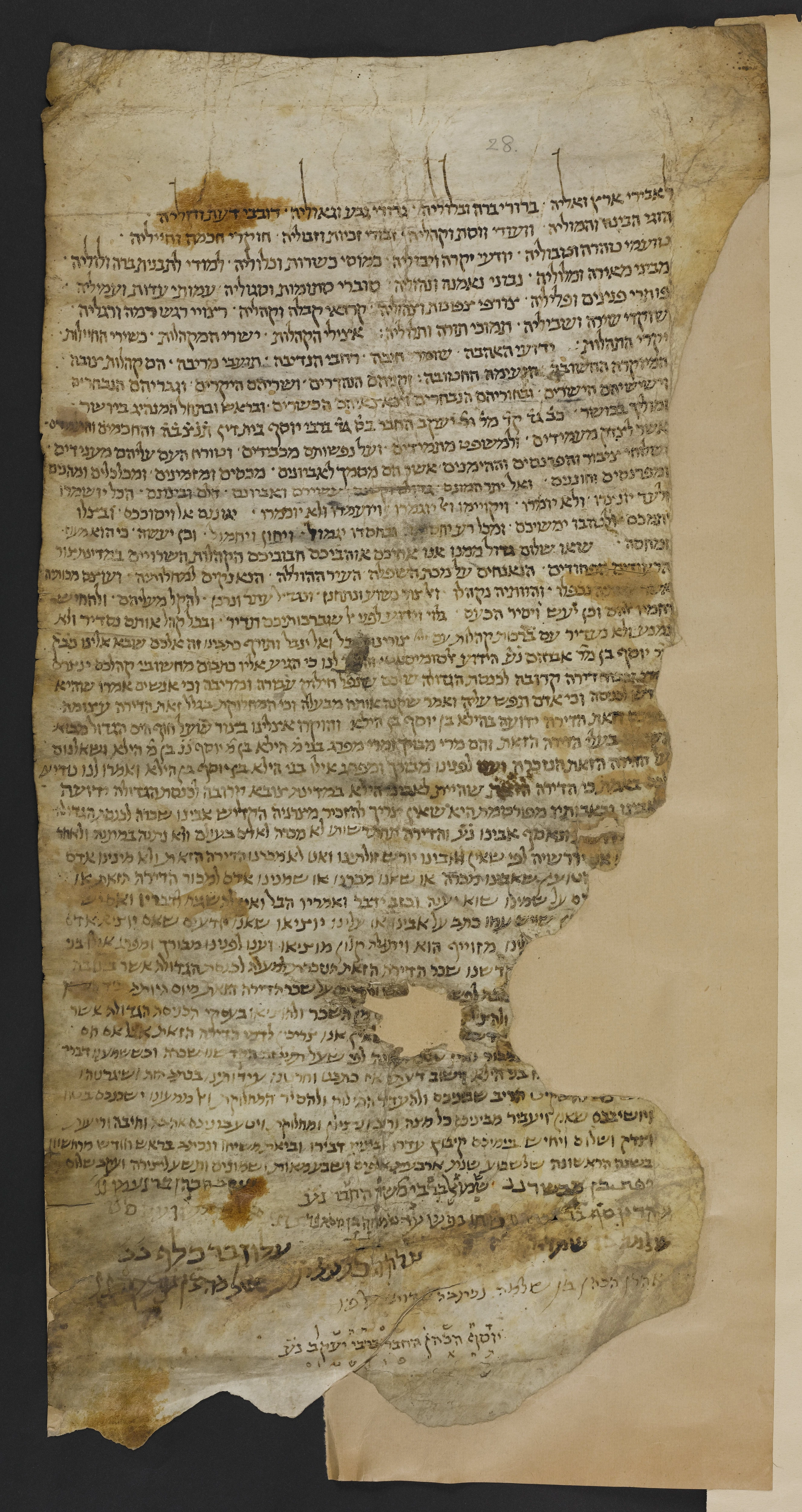 Image of item, e.g. a manuscript page