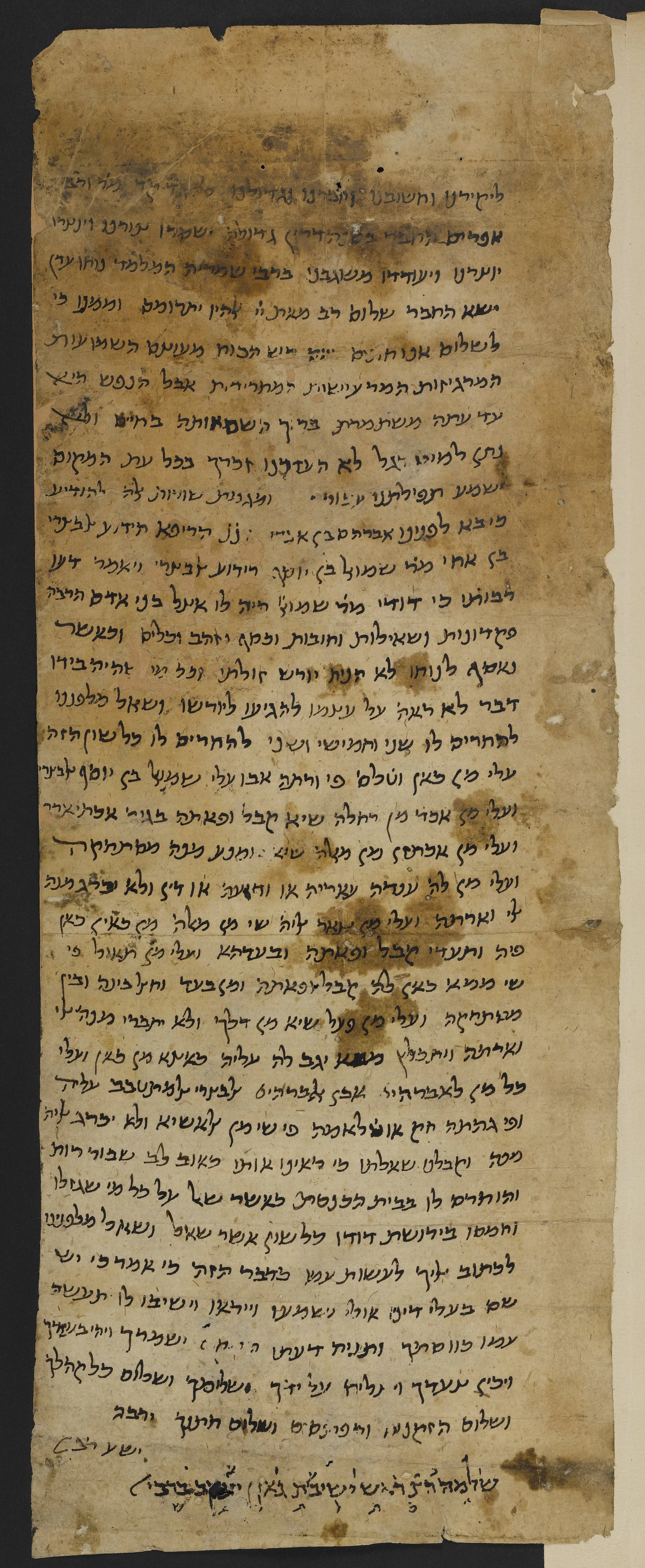 Image of item, e.g. a manuscript page