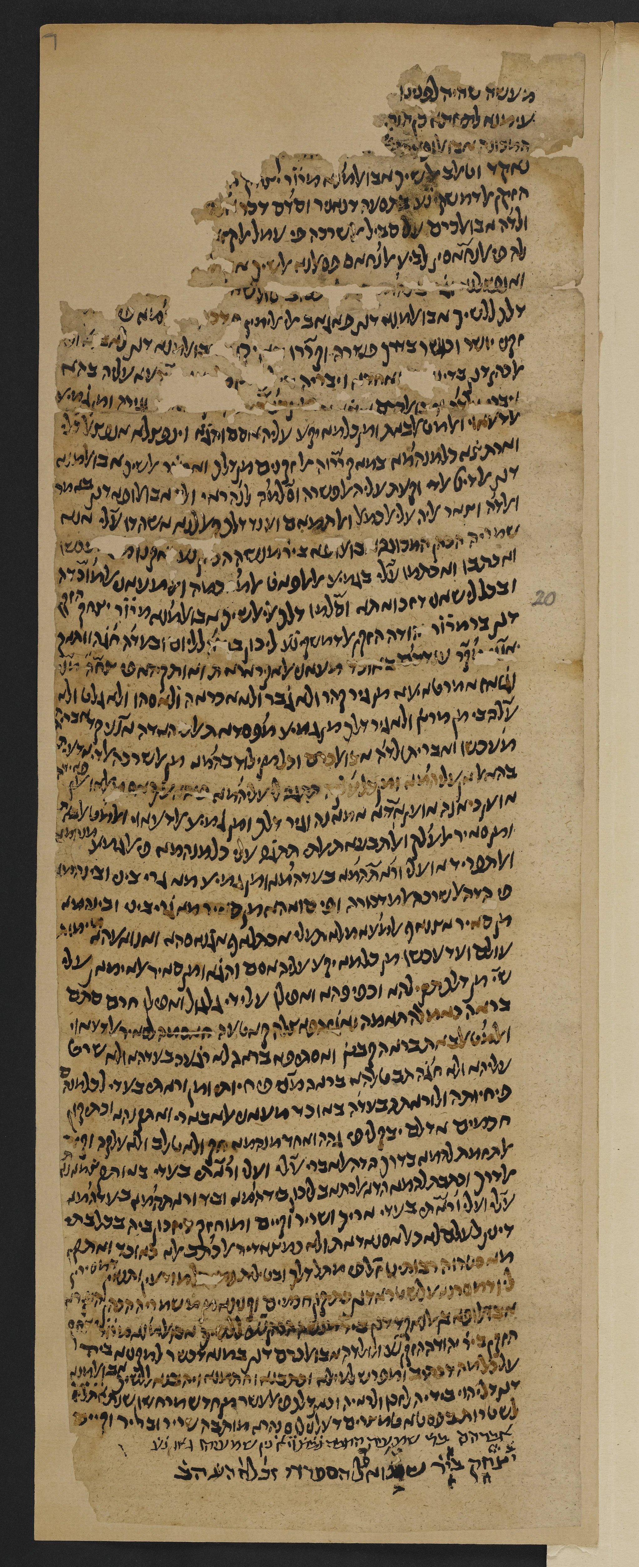 Image of item, e.g. a manuscript page