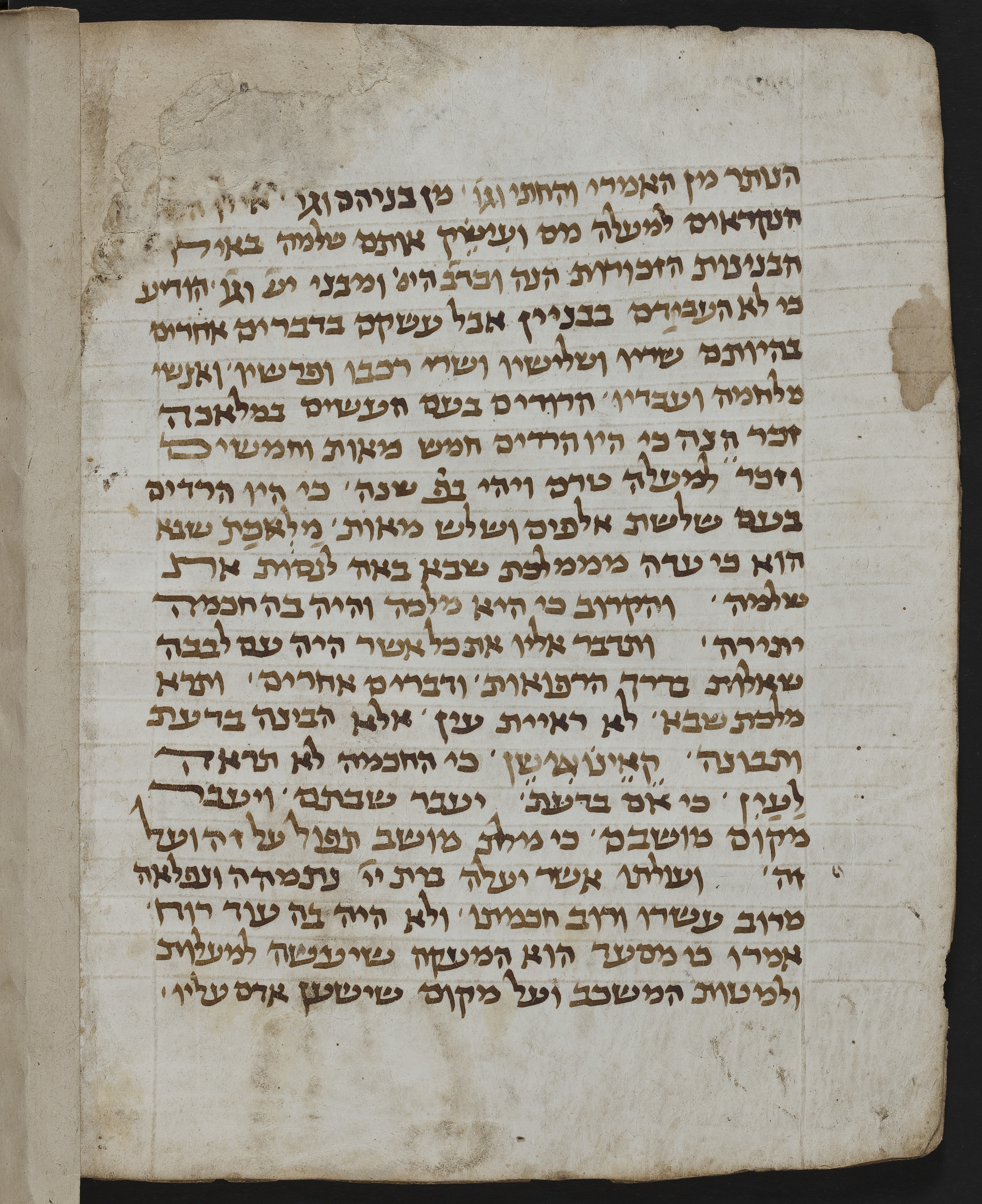 Image of item, e.g. a manuscript page