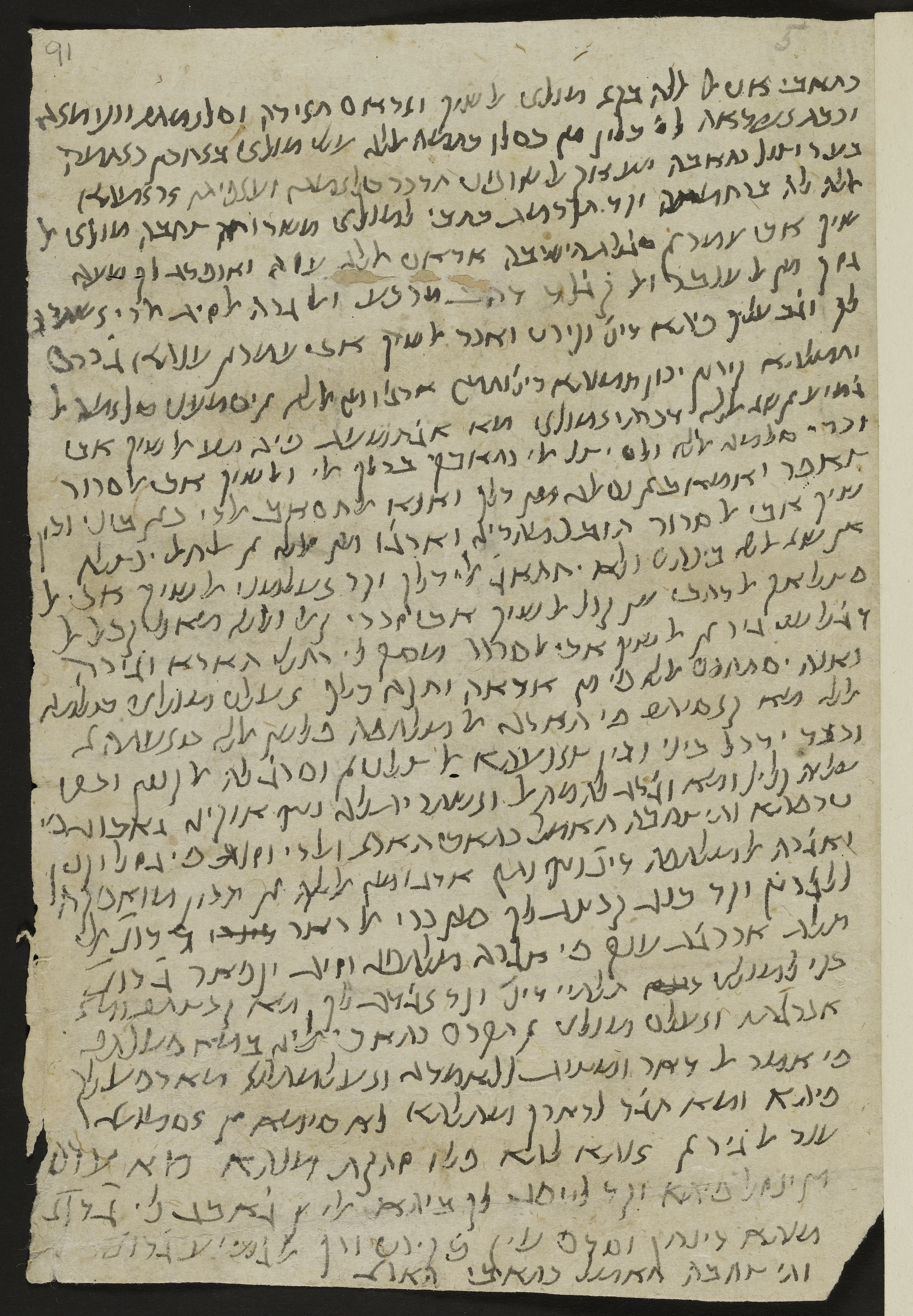 Image of item, e.g. a manuscript page