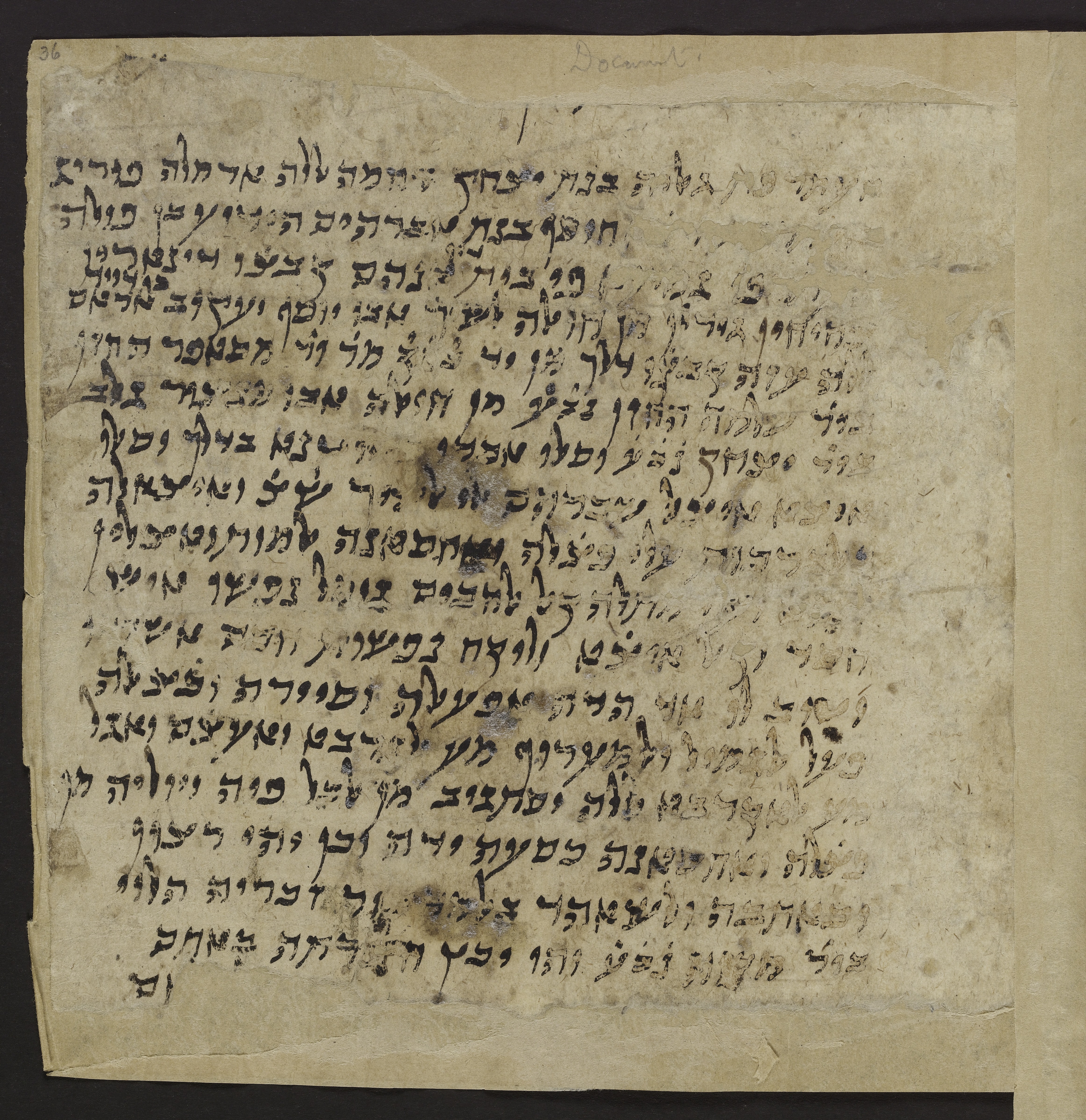 Image of item, e.g. a manuscript page