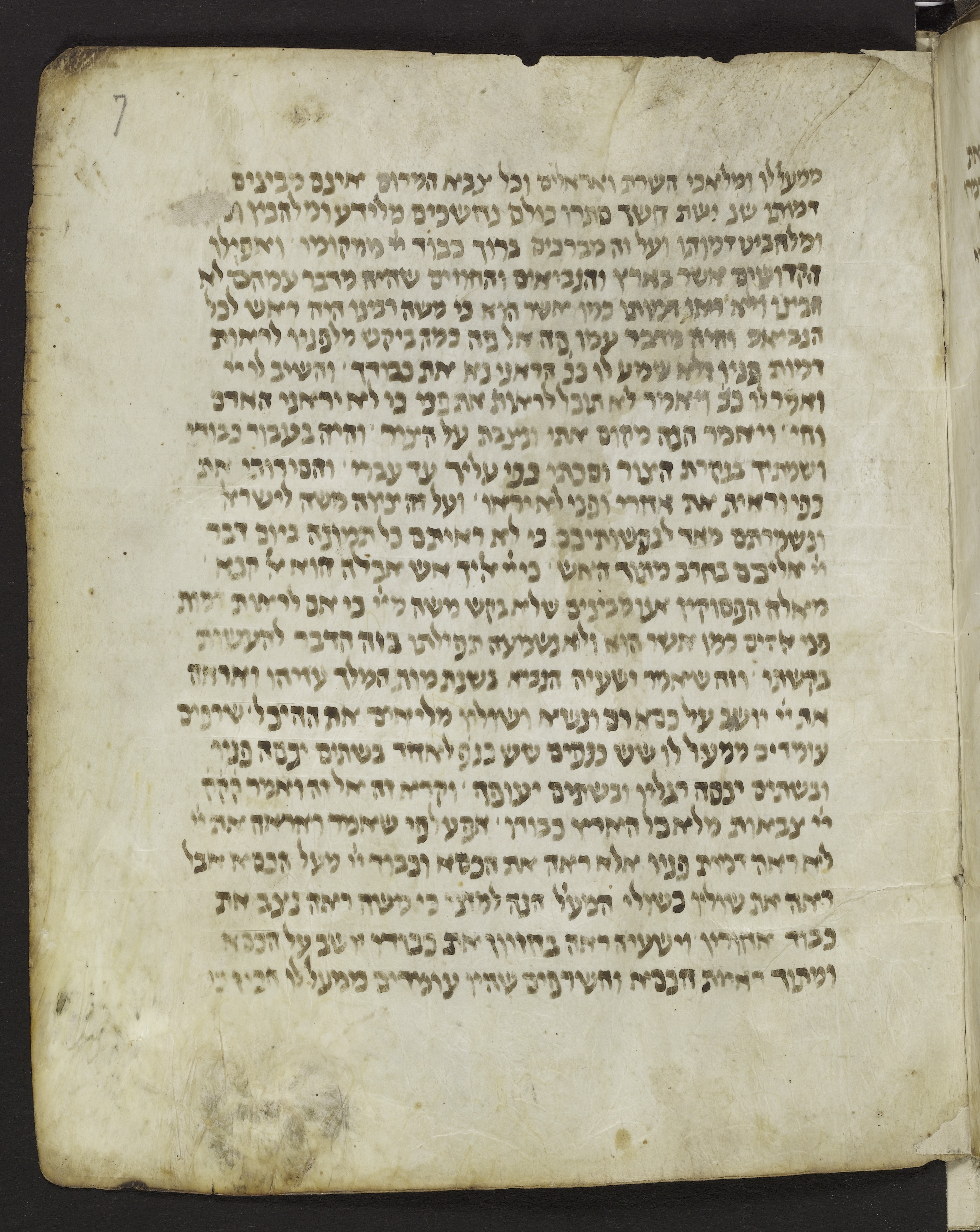 Image of item, e.g. a manuscript page