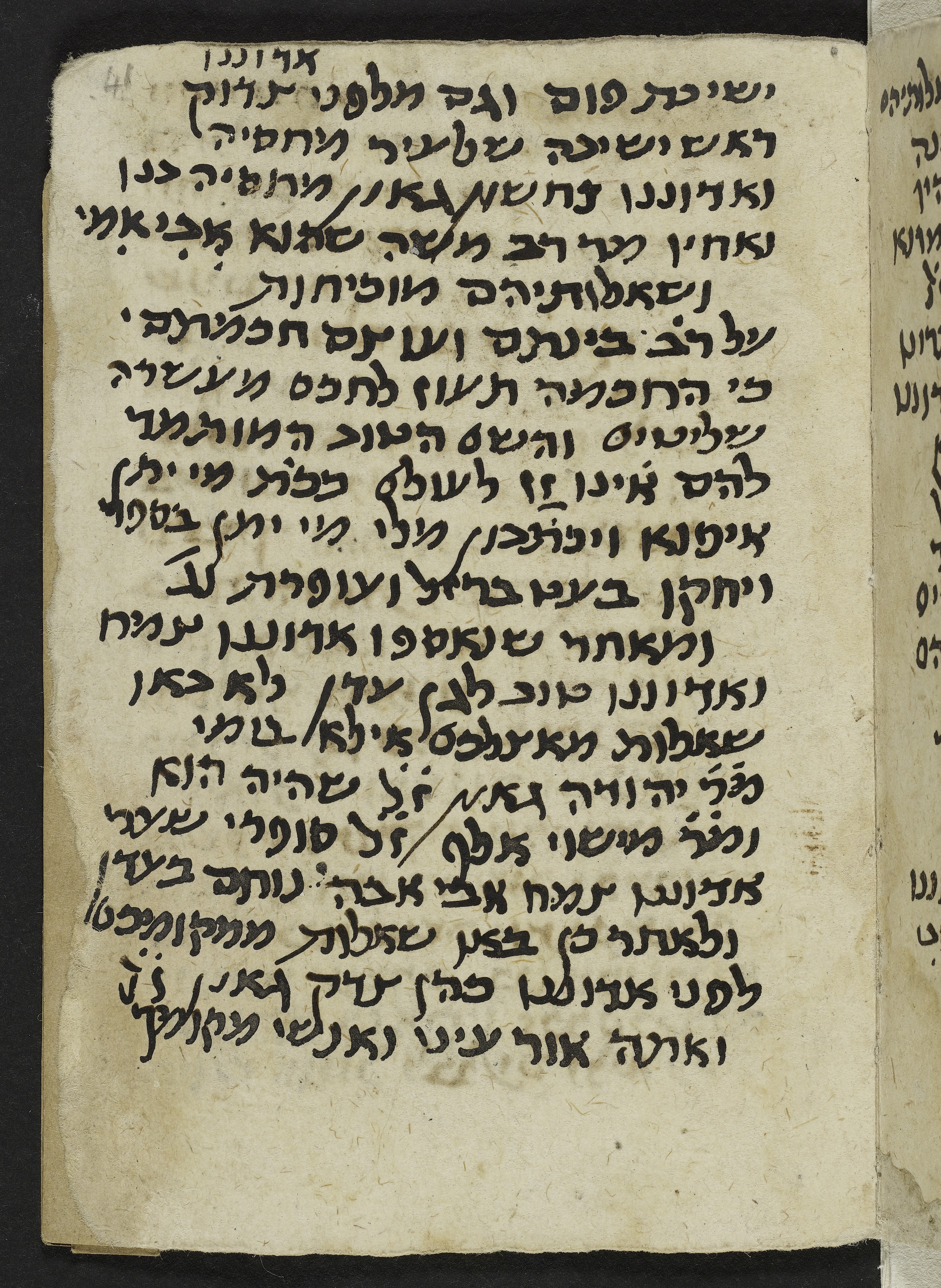 Image of item, e.g. a manuscript page