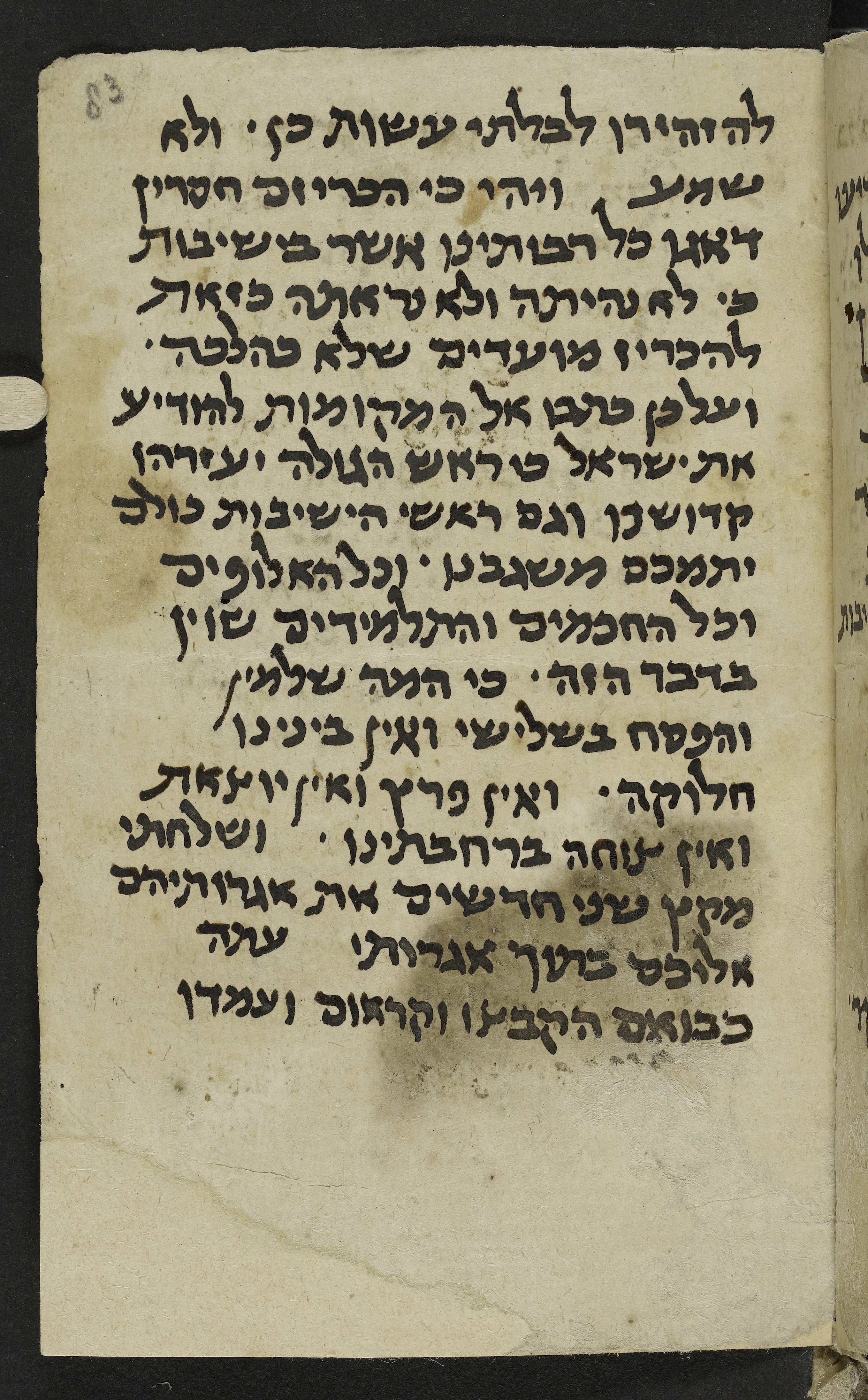 Image of item, e.g. a manuscript page