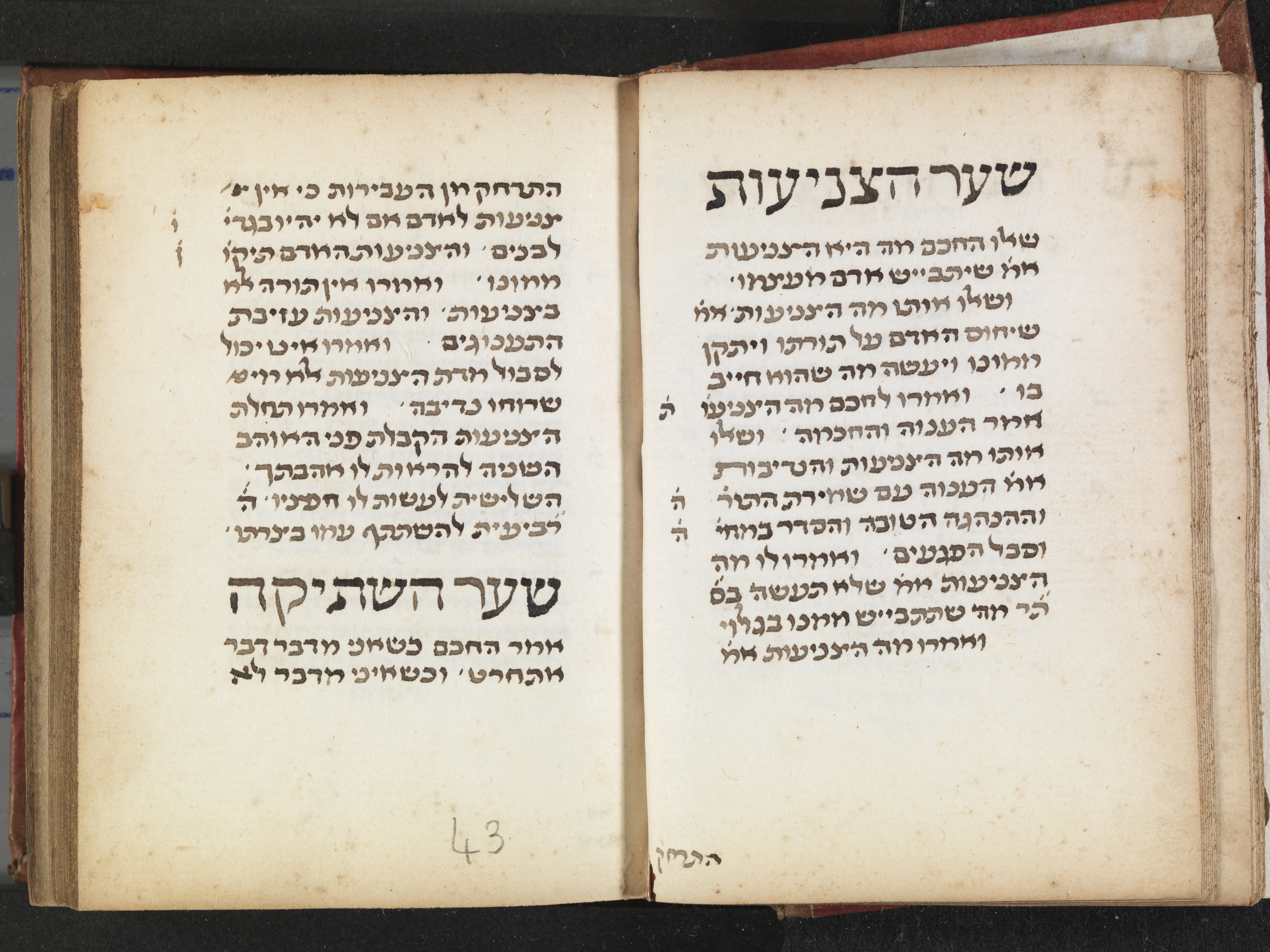 Image of item, e.g. a manuscript page