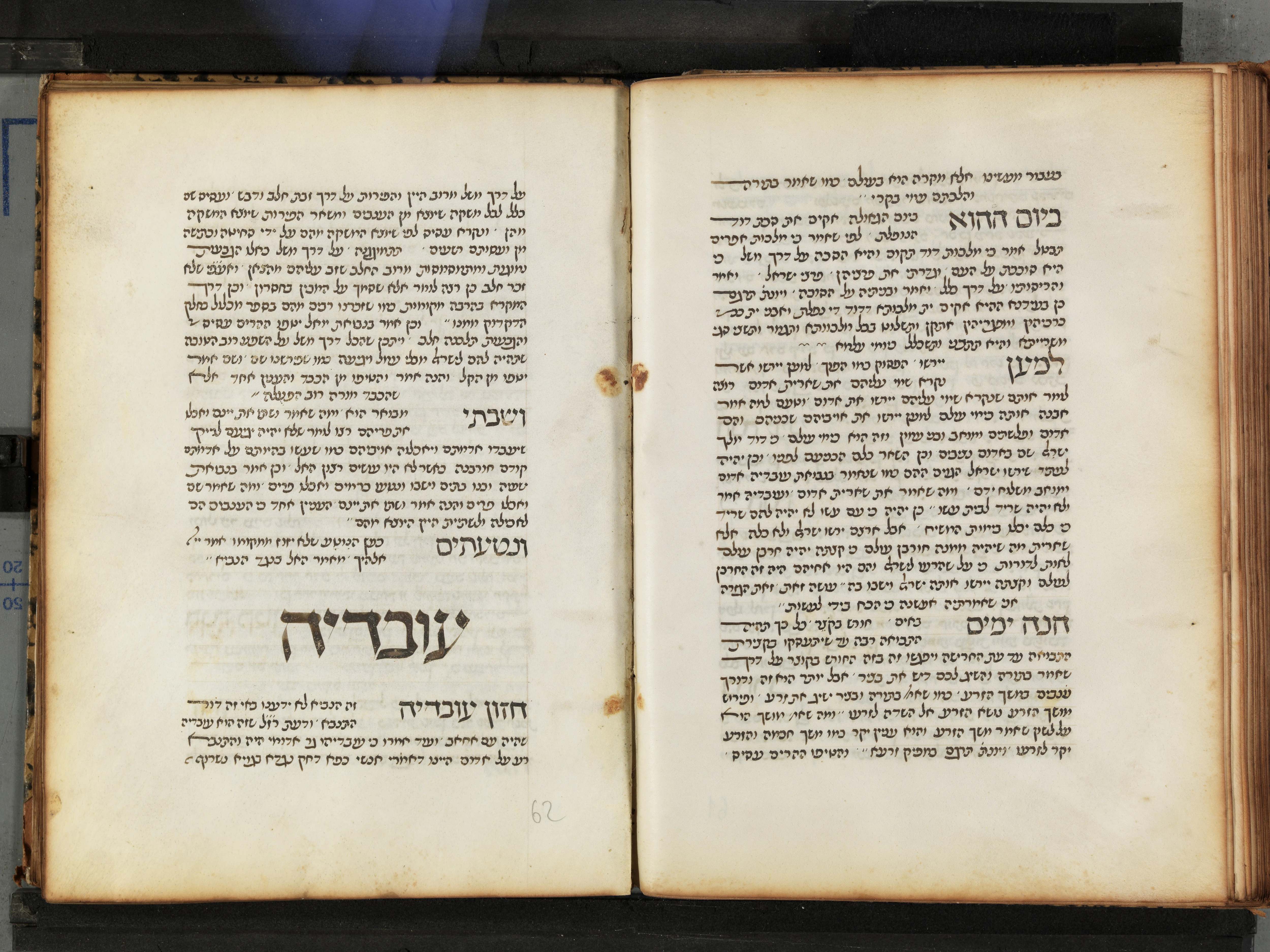 Image of item, e.g. a manuscript page