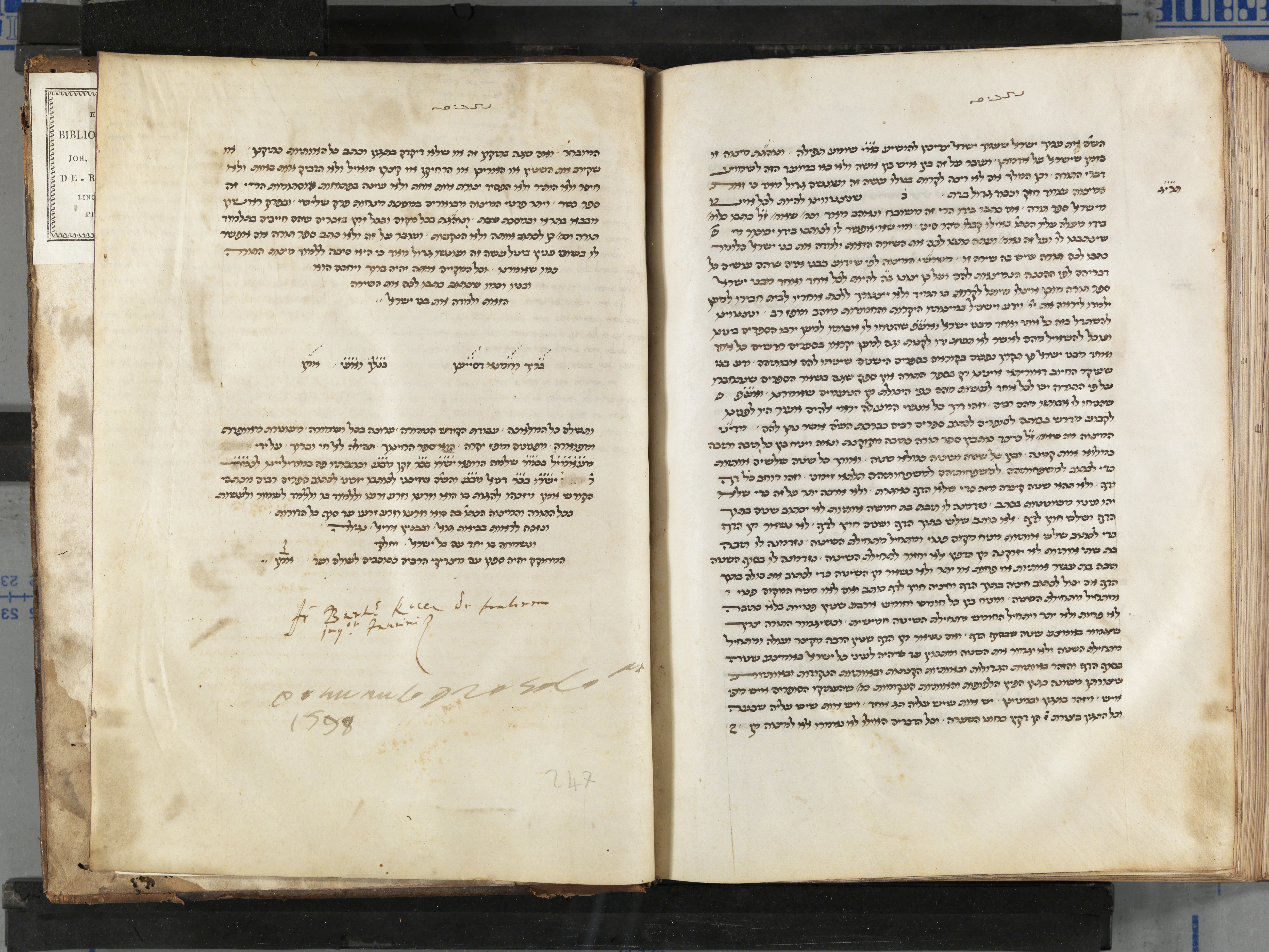 Image of item, e.g. a manuscript page