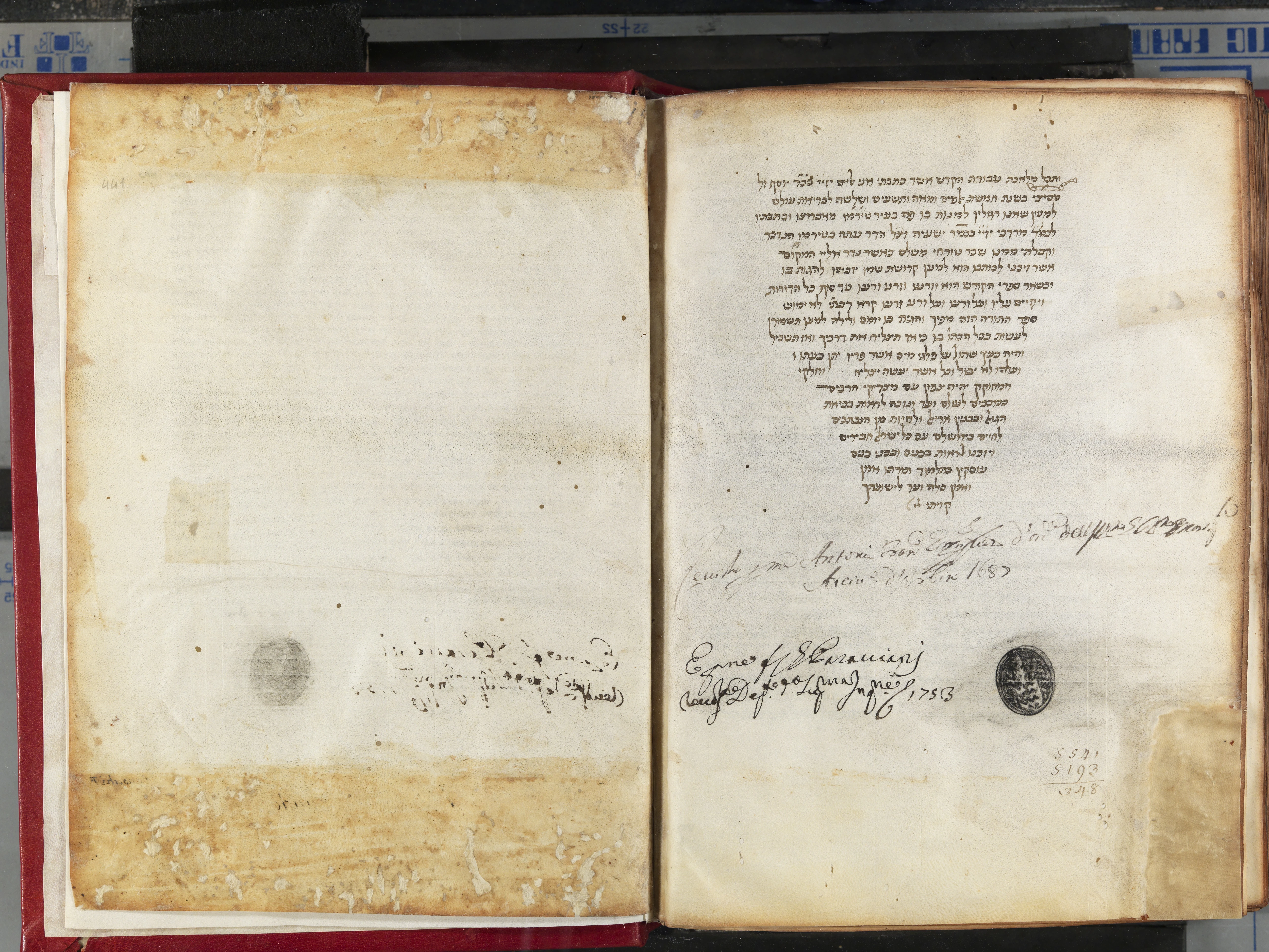Image of item, e.g. a manuscript page