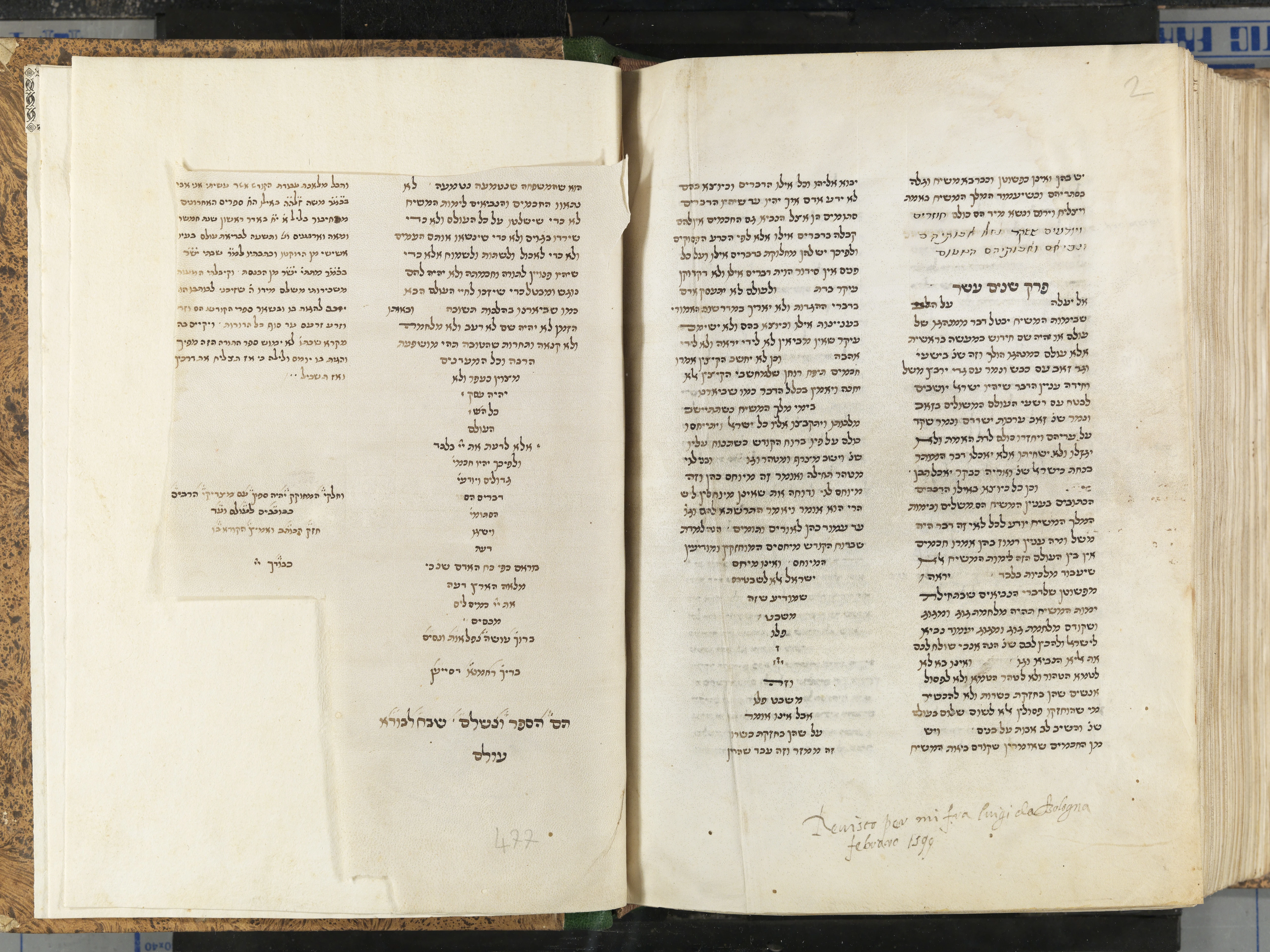 Image of item, e.g. a manuscript page