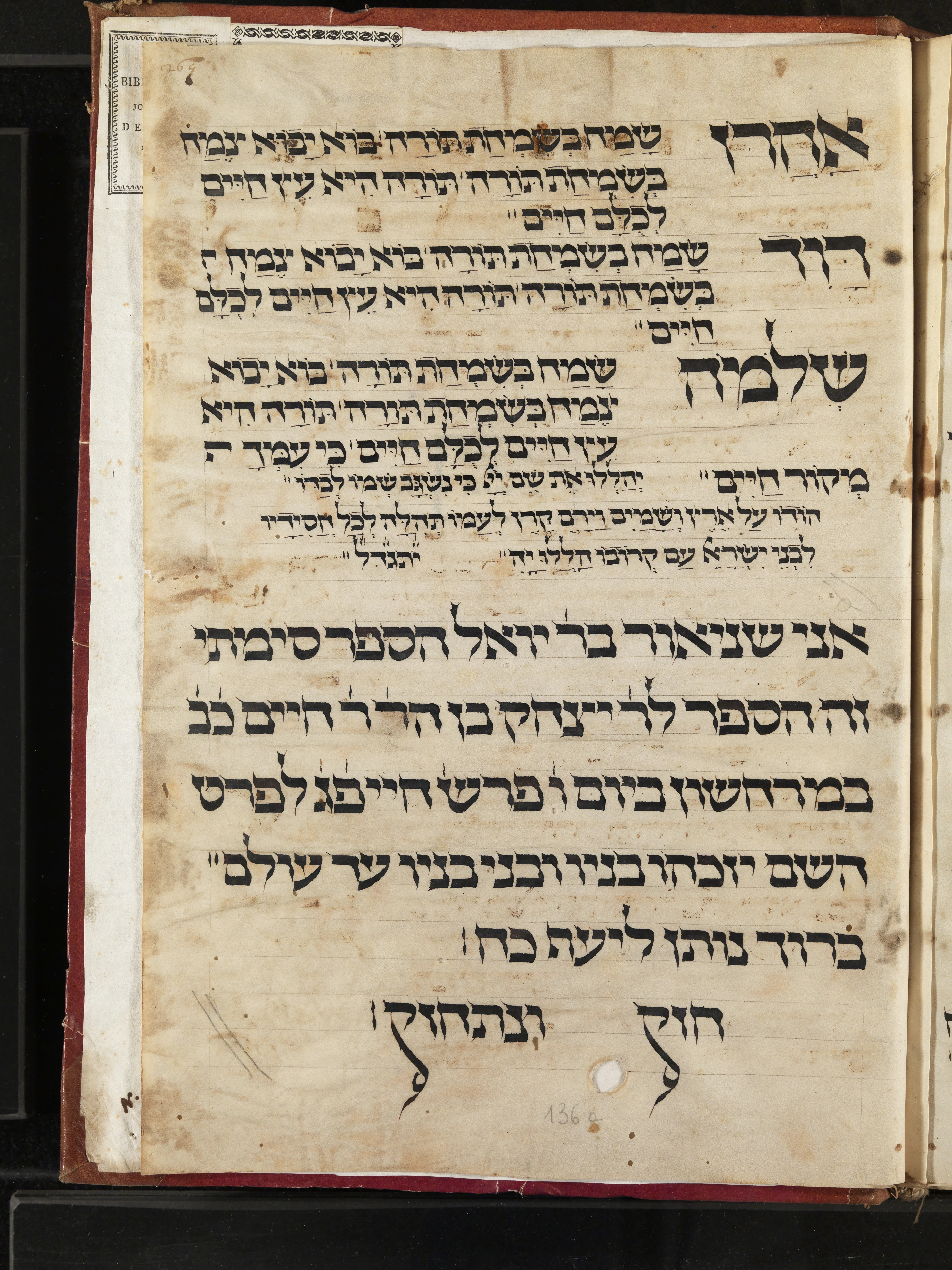 Image of item, e.g. a manuscript page